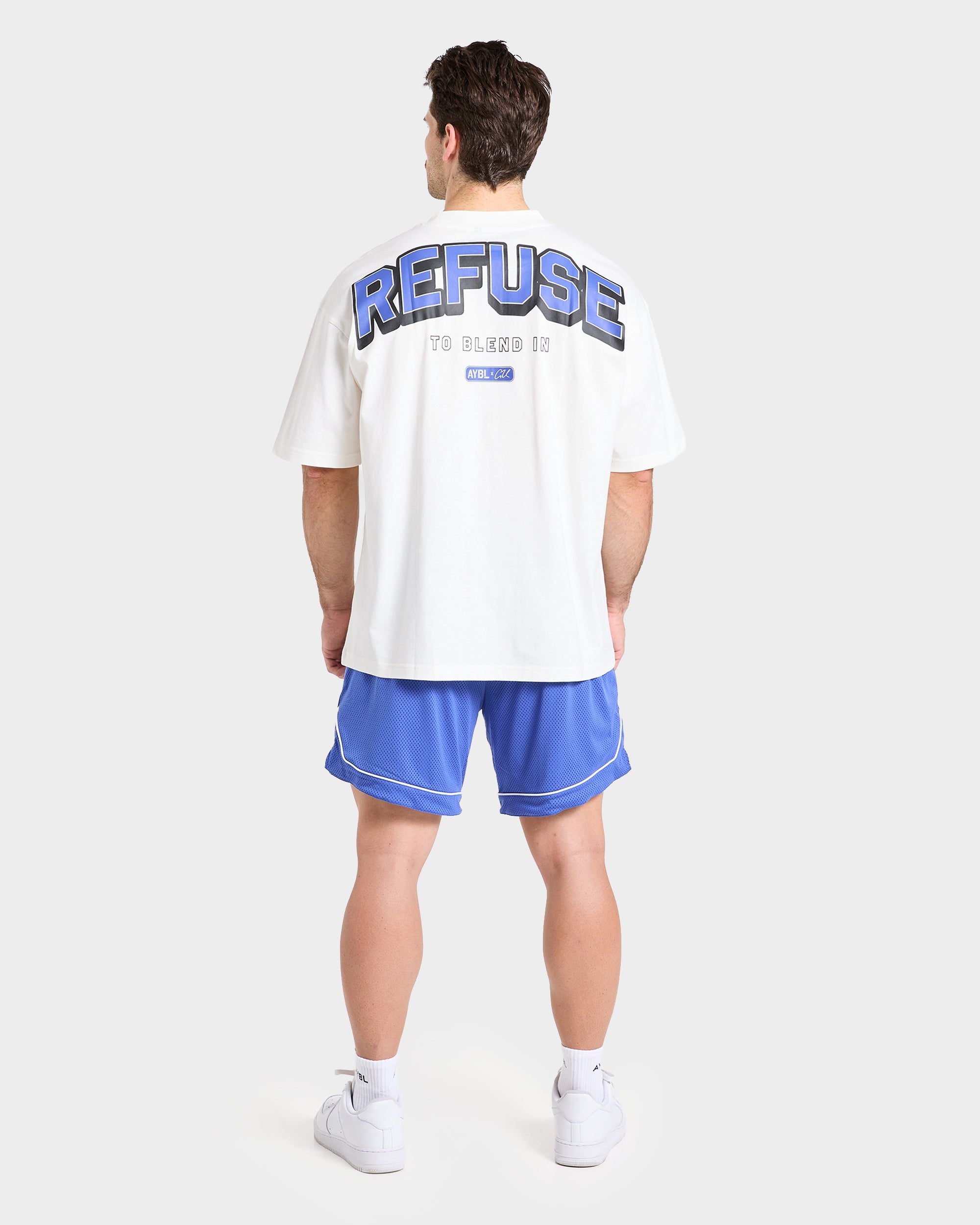 Cam Kissel x Refuse to Blend in Oversized T Shirt - Off Blanc