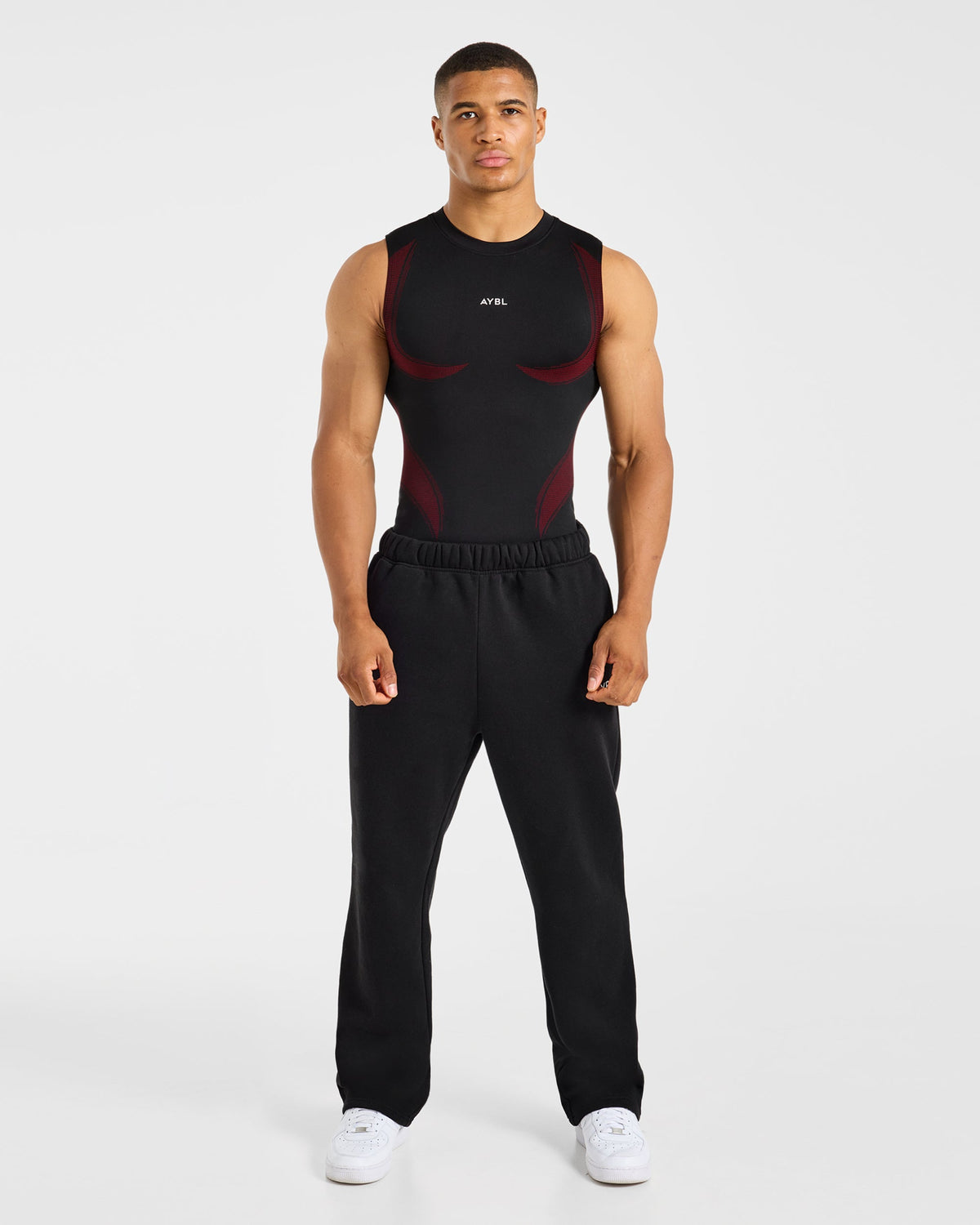 Charge Seamless Tank - Noir/Rouge