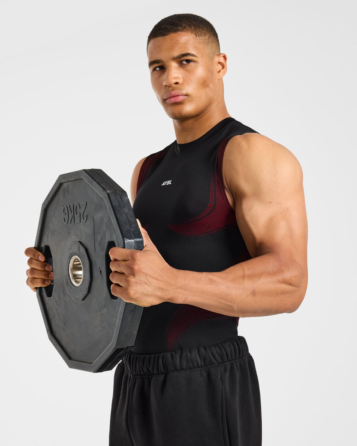 Charge Seamless Tank - Noir/Rouge