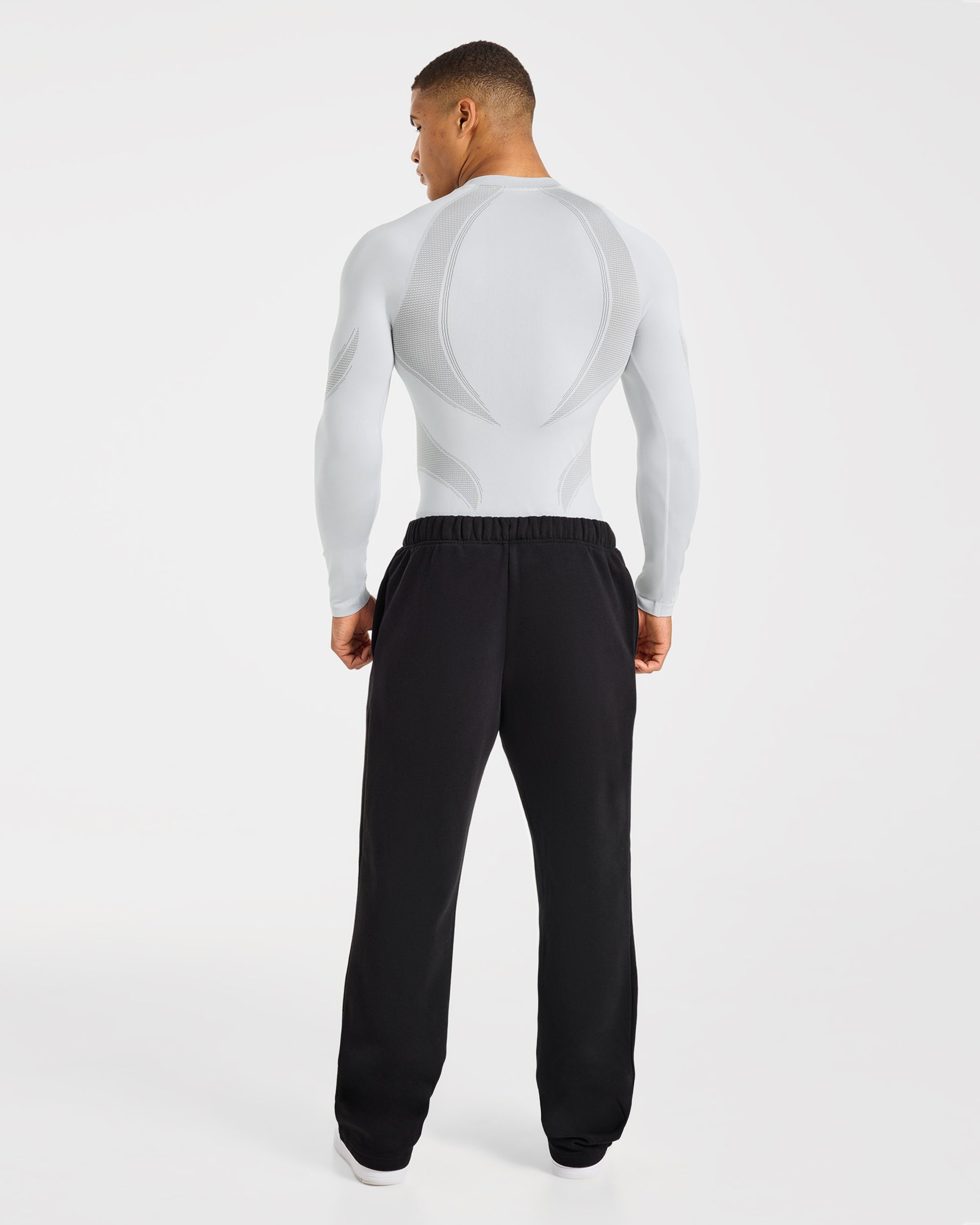 Charge Seamless Long Sleeve T Shirt - Light Gris