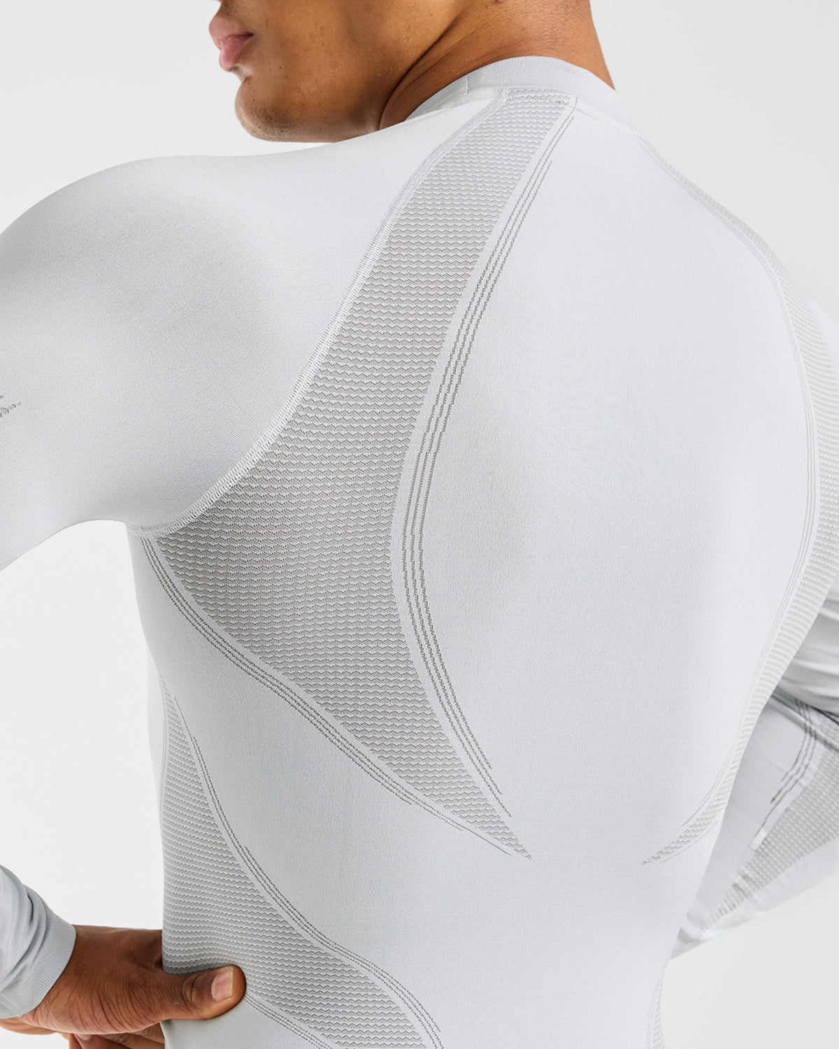 Charge Seamless Long Sleeve T Shirt - Light Gris