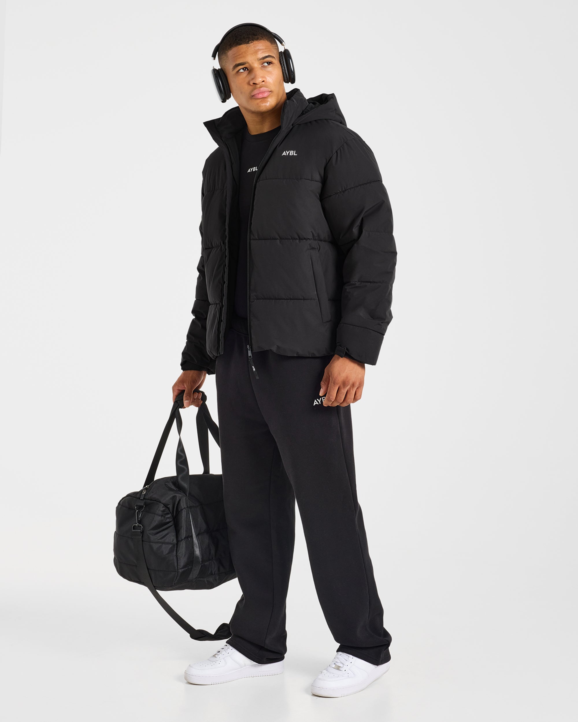 Classic Puffer Coat - Noir