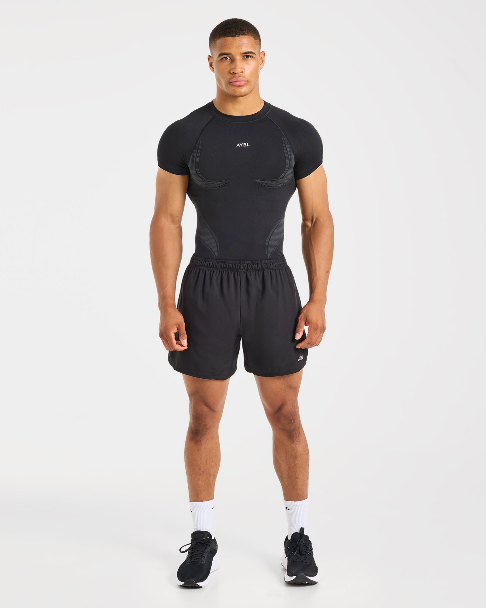 Charge Seamless T Shirt - Noir/Charcoal
