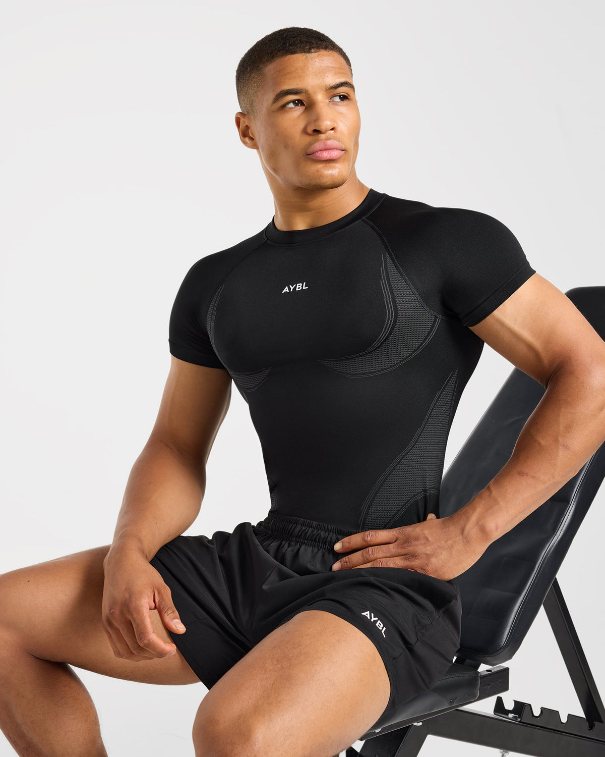 Charge Seamless T Shirt - Noir/Charcoal