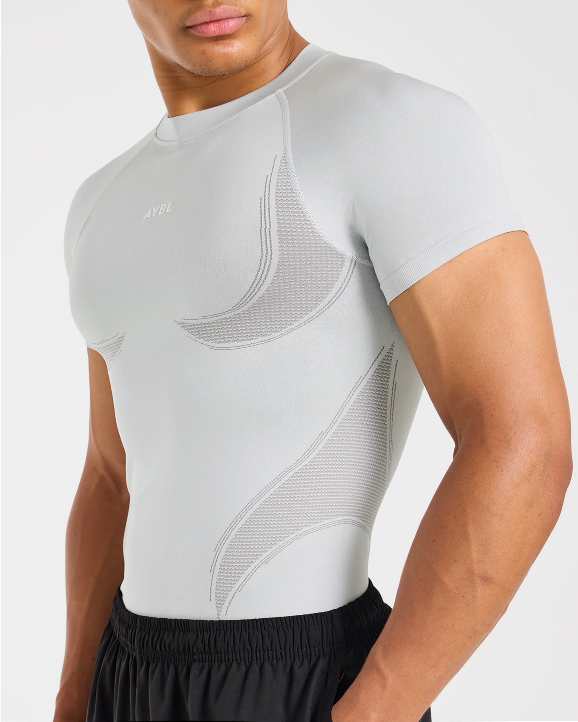 Charge Seamless T Shirt - Light Gris