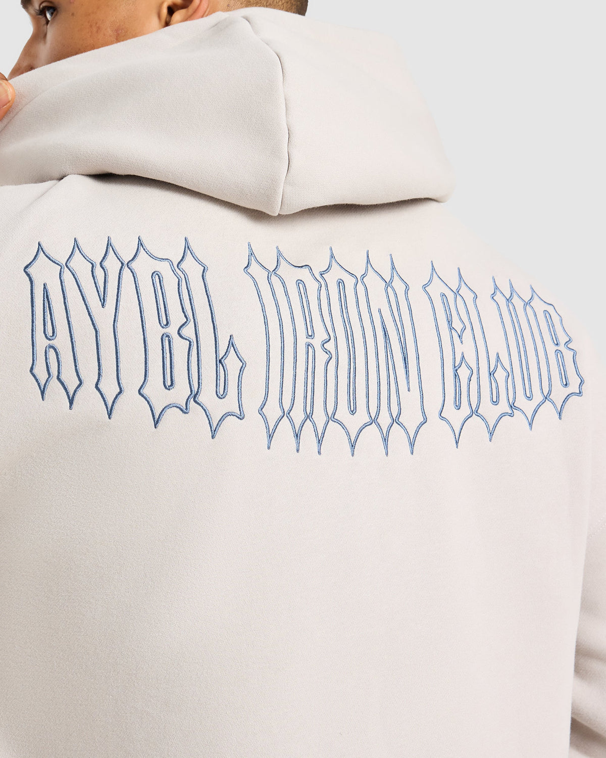 AYBL Iron Club Oversized Hoodie - Cloud Gris
