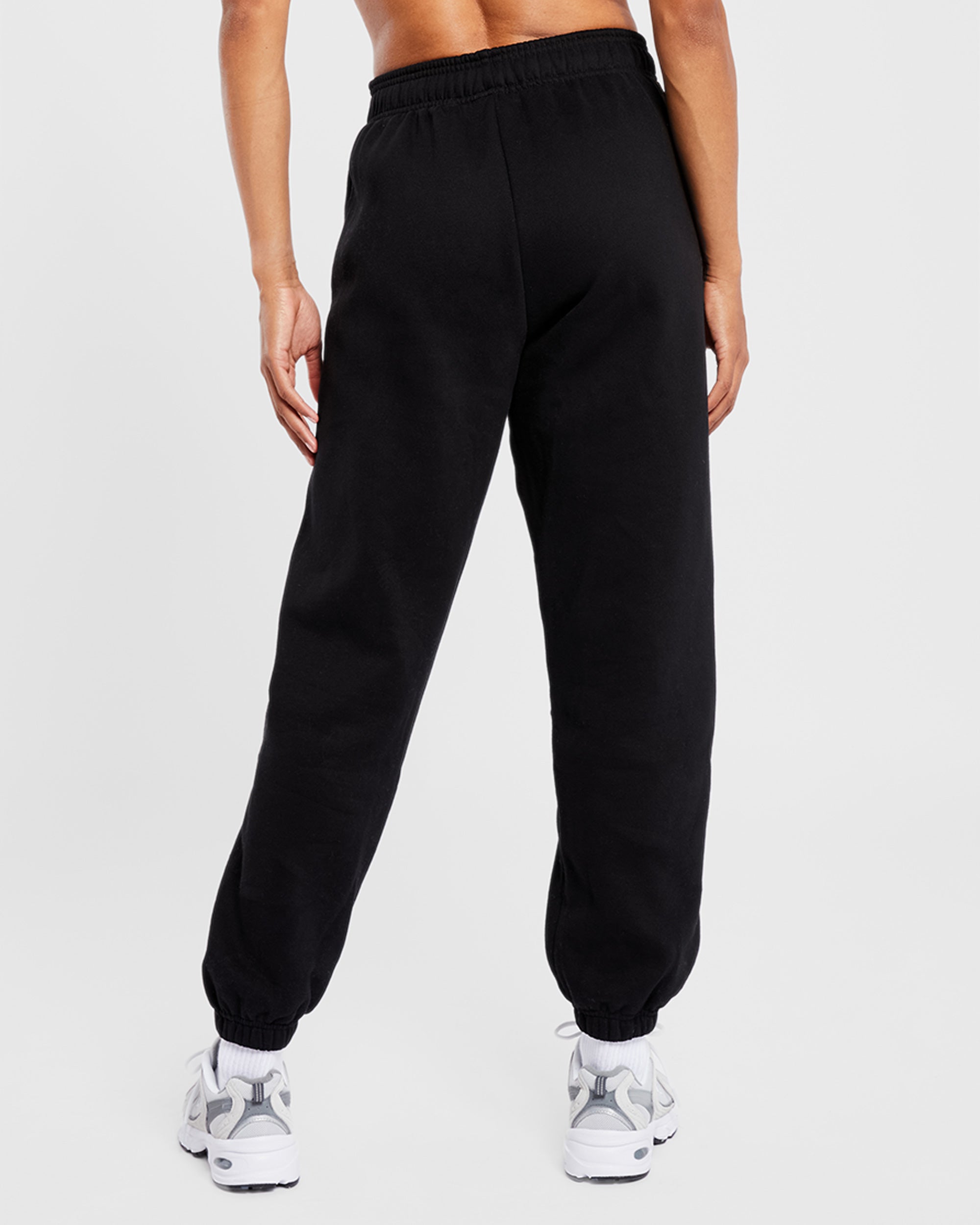 Varsity Oversized Joggers - Noir