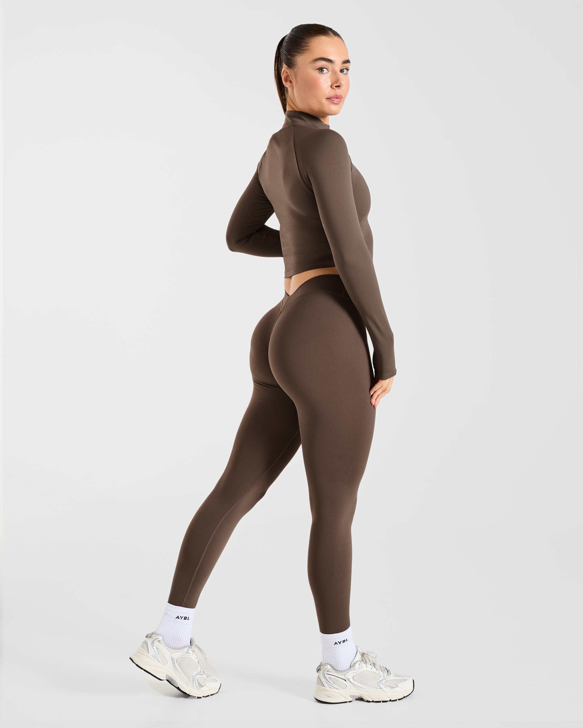 Physique Zip Up Jacket - Marron