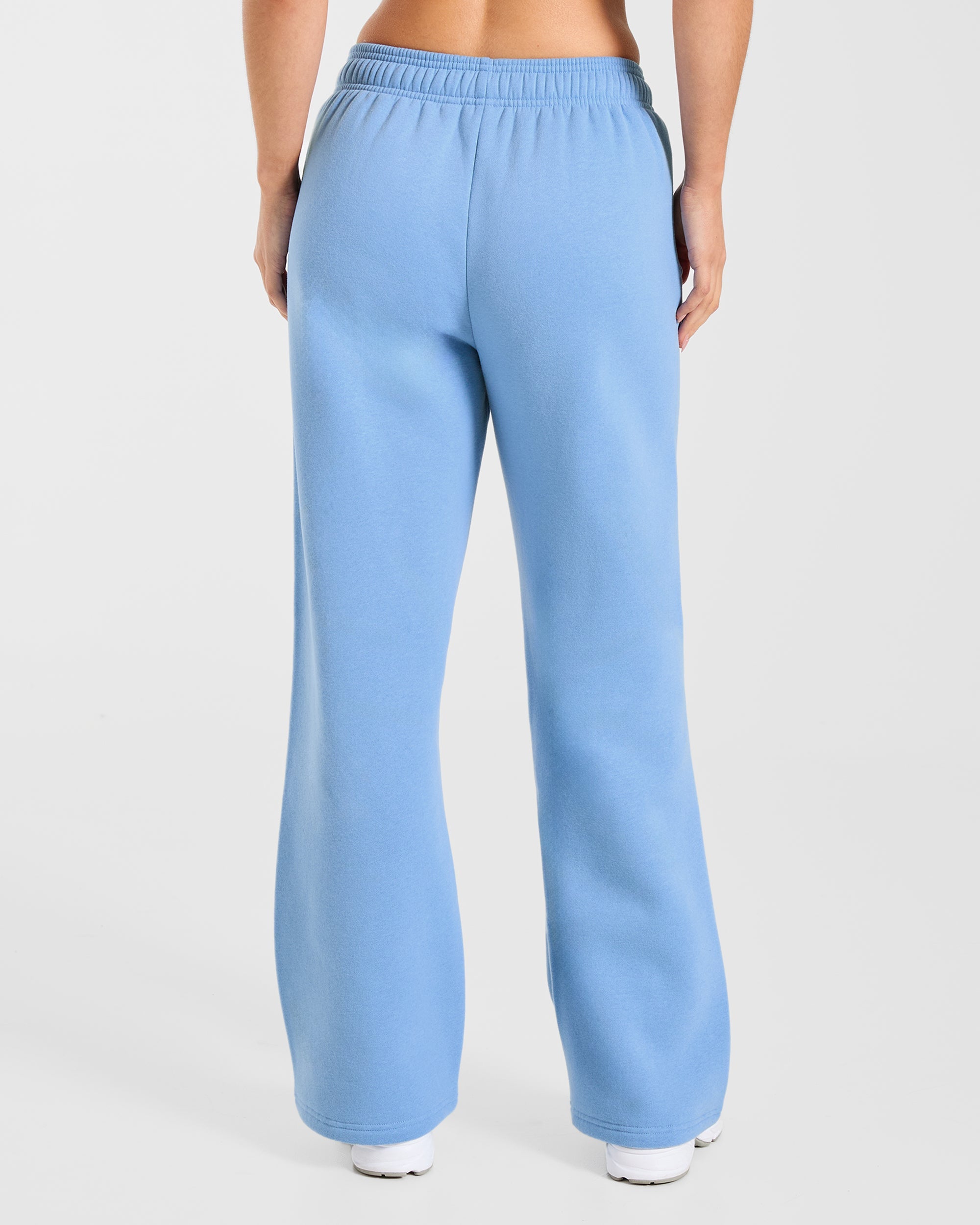 AYBL Club Oversized Straight Leg Joggers - Bleu