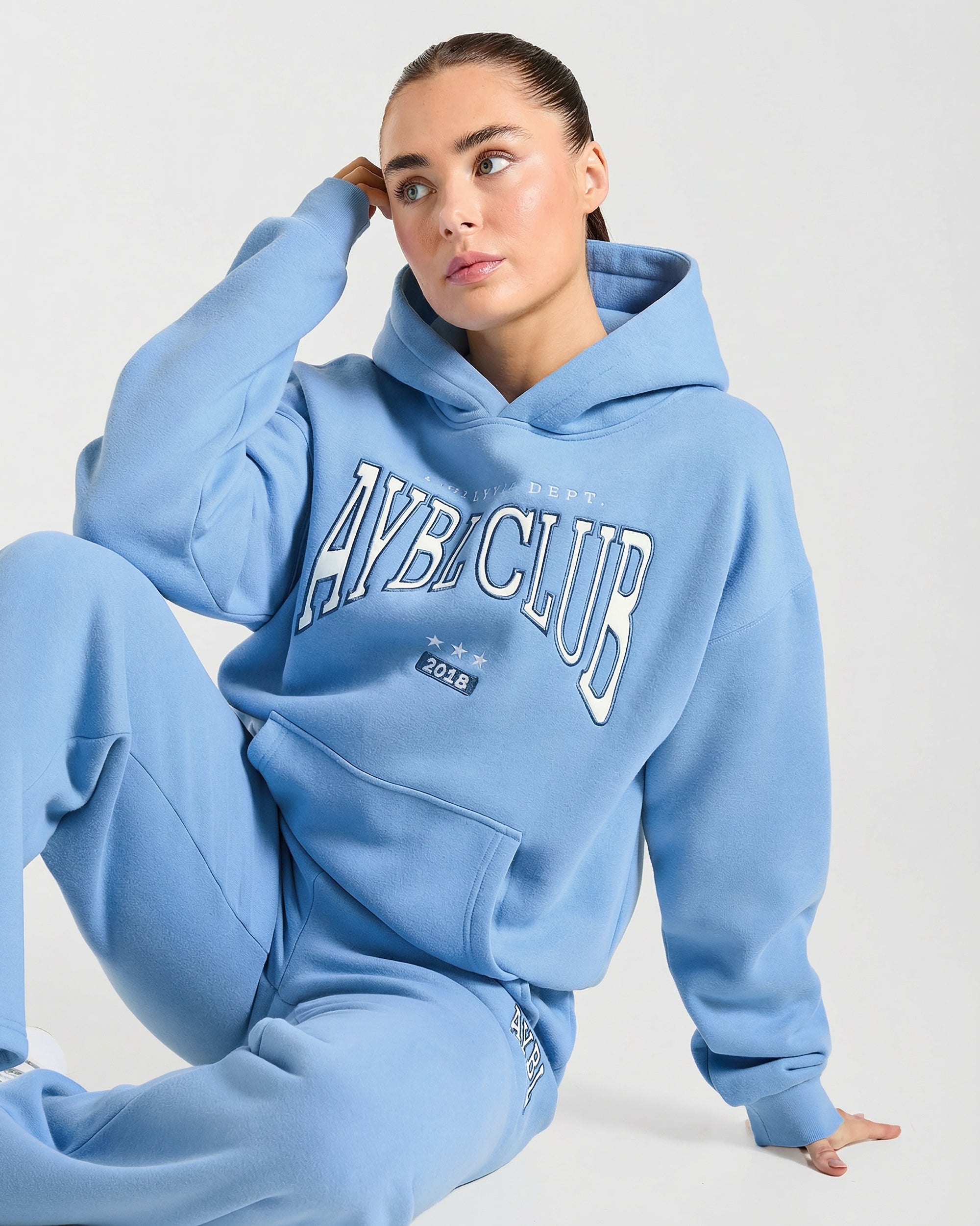 AYBL Club Oversized Hoodie - Bleu