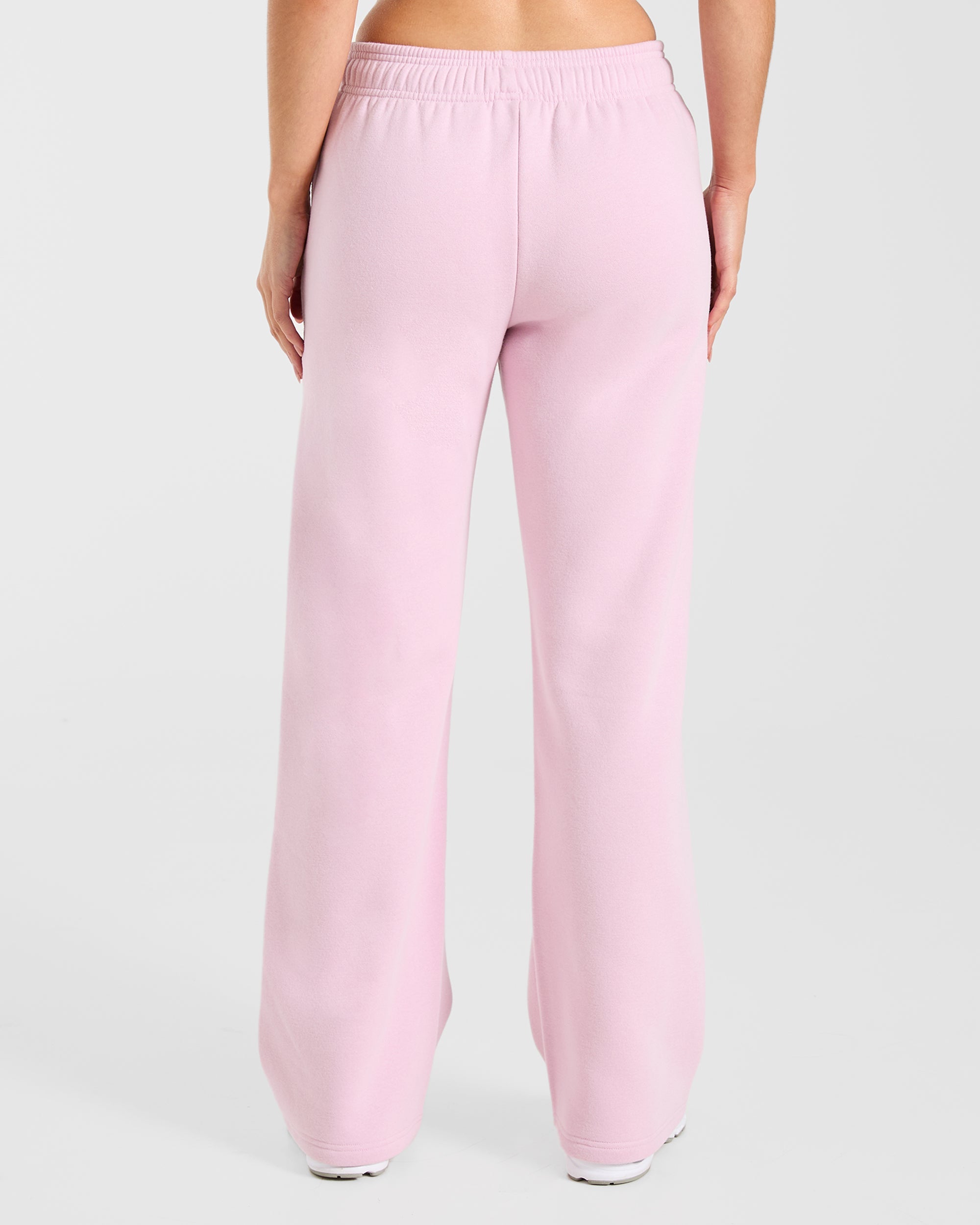 Varsity 2.0 Oversized Straight Leg Joggers - Iced Rose