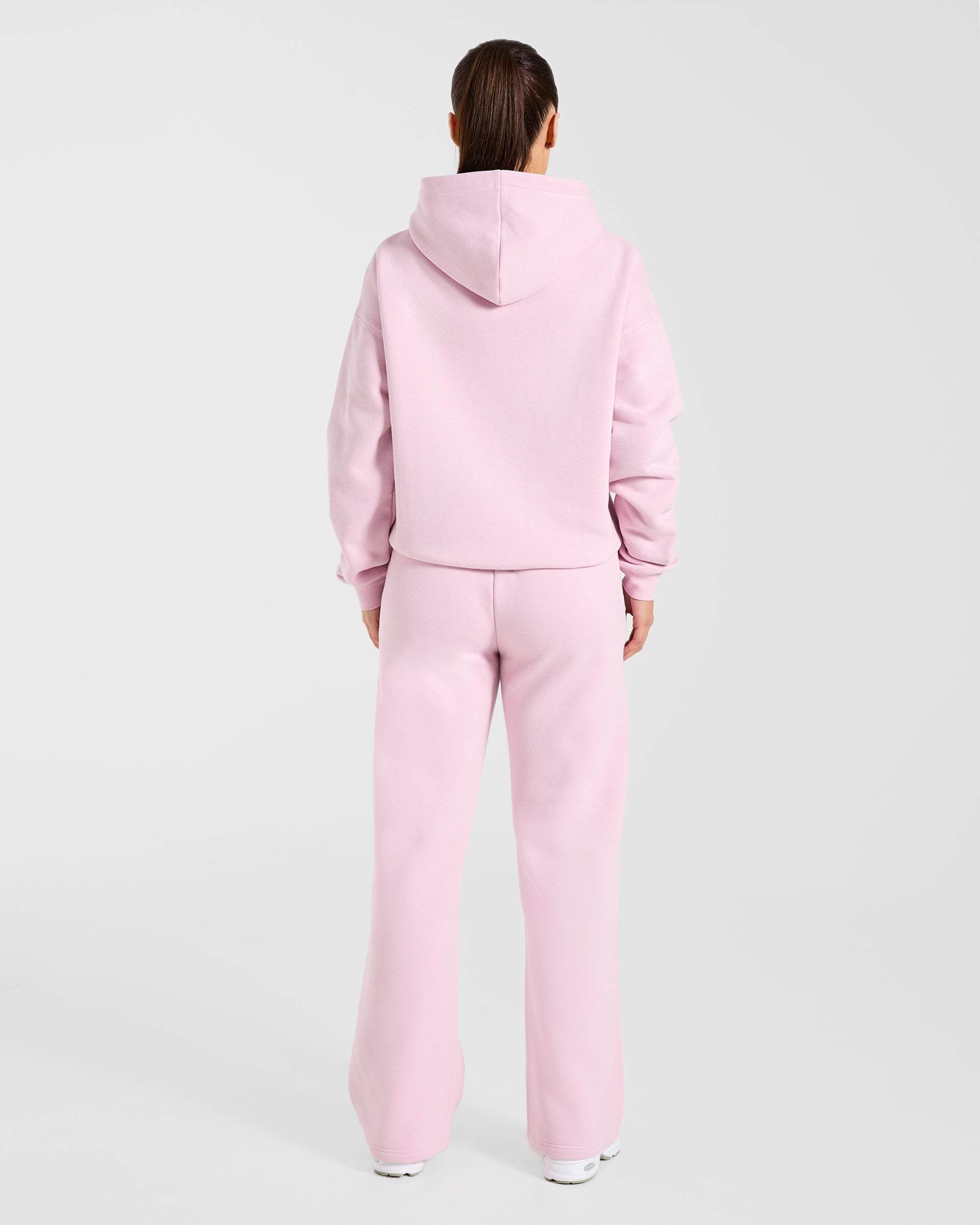 Varsity 2.0 Oversized Straight Leg Joggers - Iced Rose