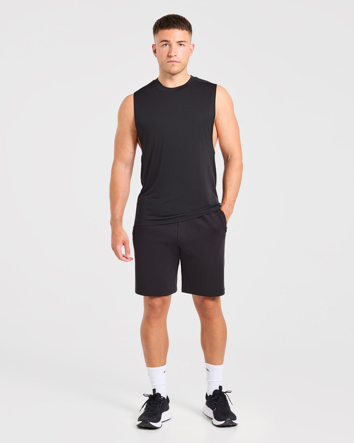 Reinforce Performance Seamless Tank - Noir