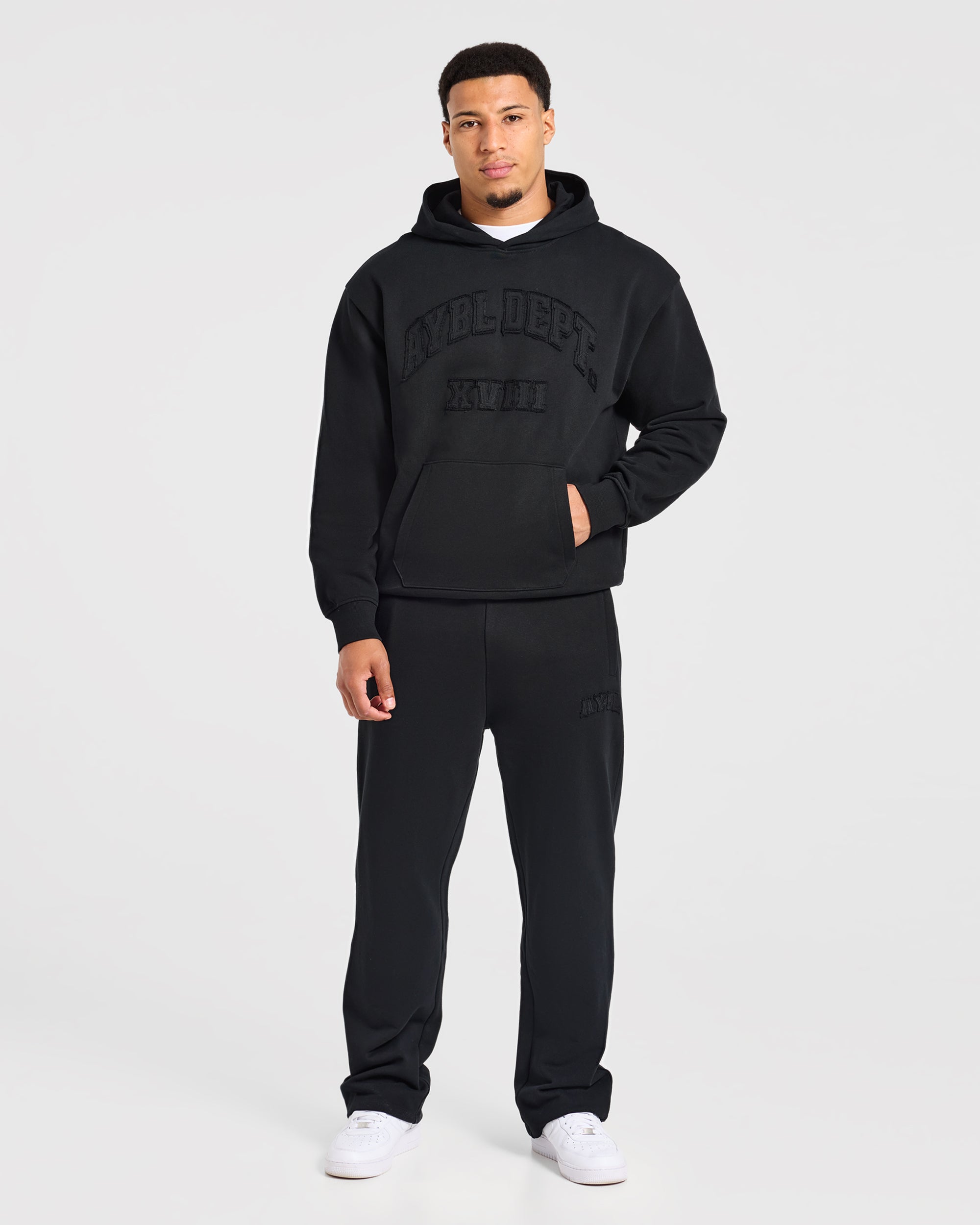 Effortless Oversized Hoodie - Noir