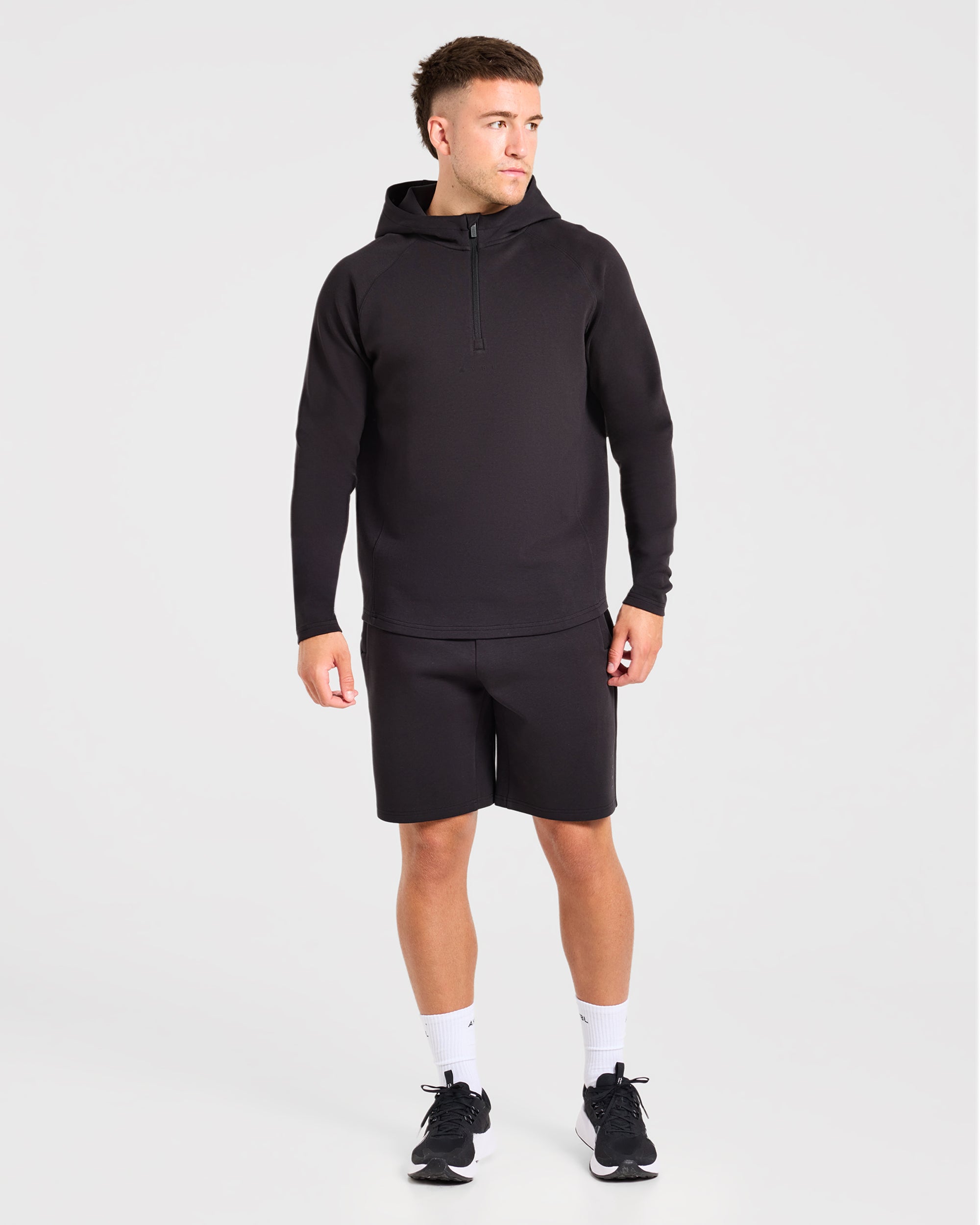 Reinforce Performance 1/2 Zip Pullover - Noir