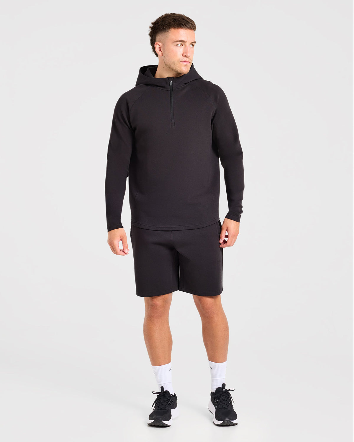 Reinforce Performance 1/2 Zip Pullover - Noir