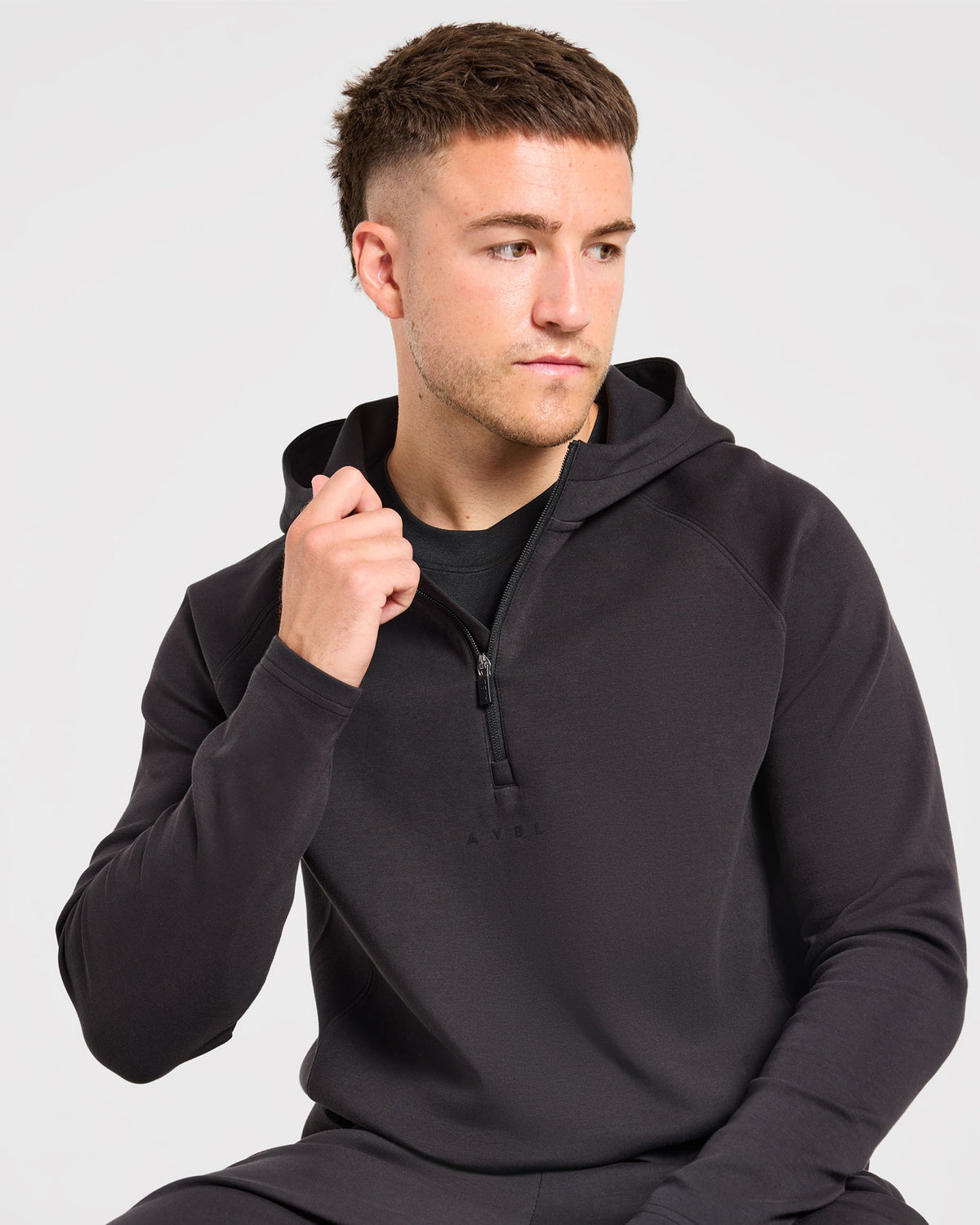 Reinforce Performance 1/2 Zip Pullover - Noir