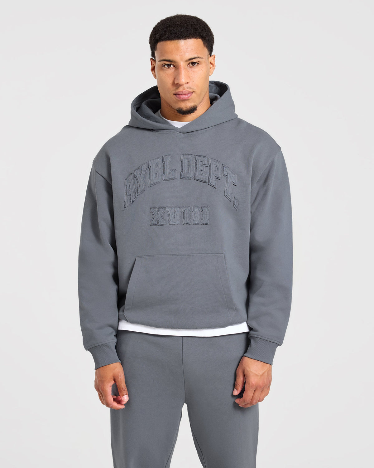 Effortless Oversized Hoodie - Deep Slate