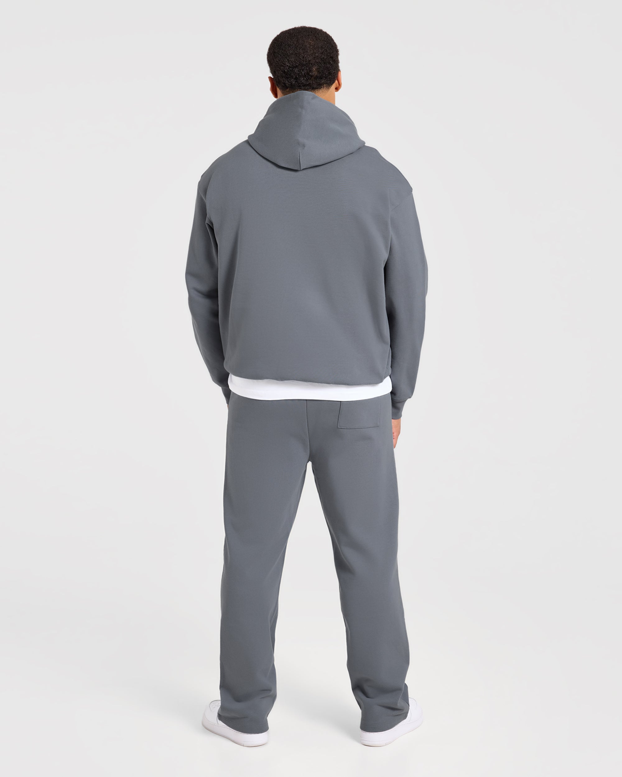 Effortless Oversized Hoodie - Deep Slate