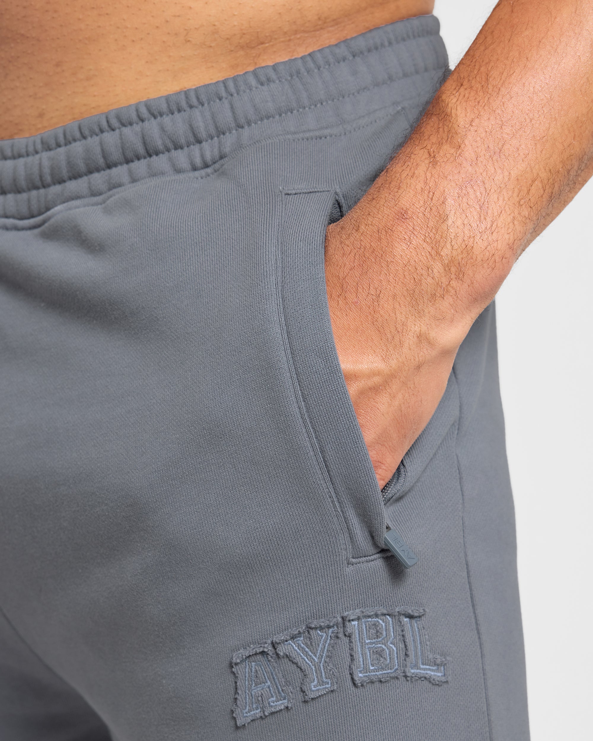 Effortless Oversized Straight Leg Joggers - Deep Slate