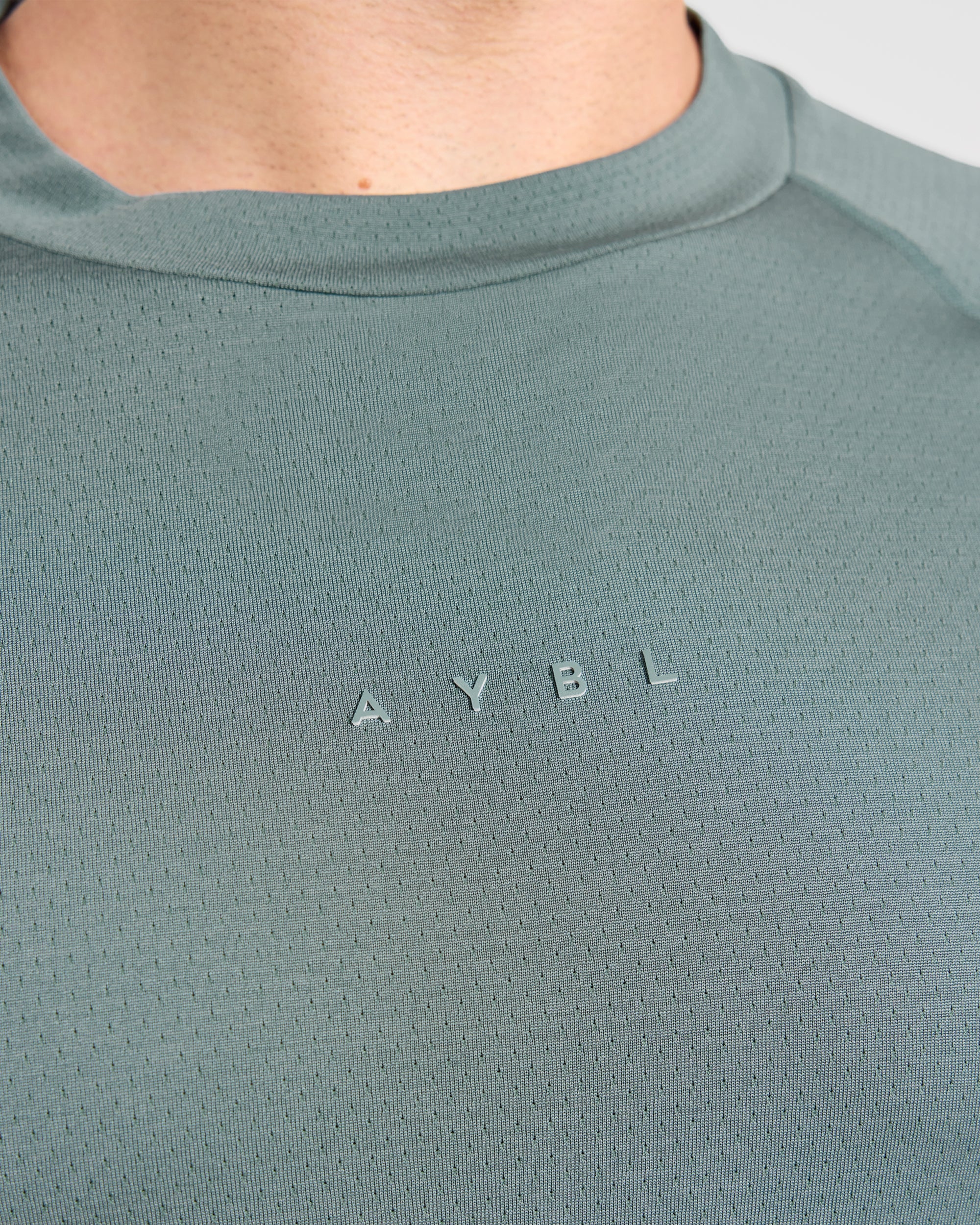 Reinforce Performance Seamless T Shirt - Muted Teal