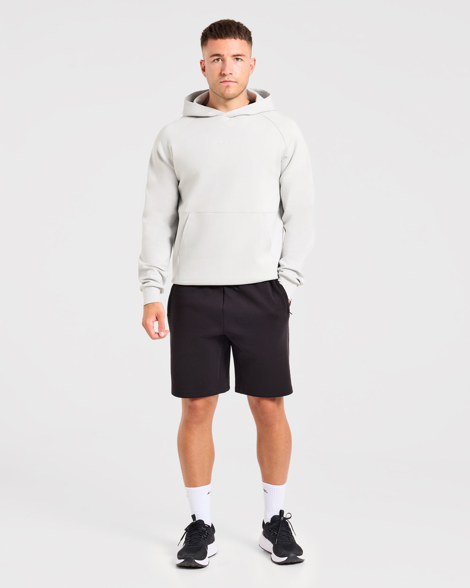 Reinforce Performance Hoodie - Light Stone Grey