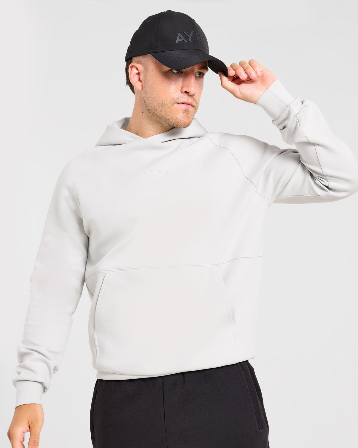 Reinforce Performance Hoodie - Light Stone Grey