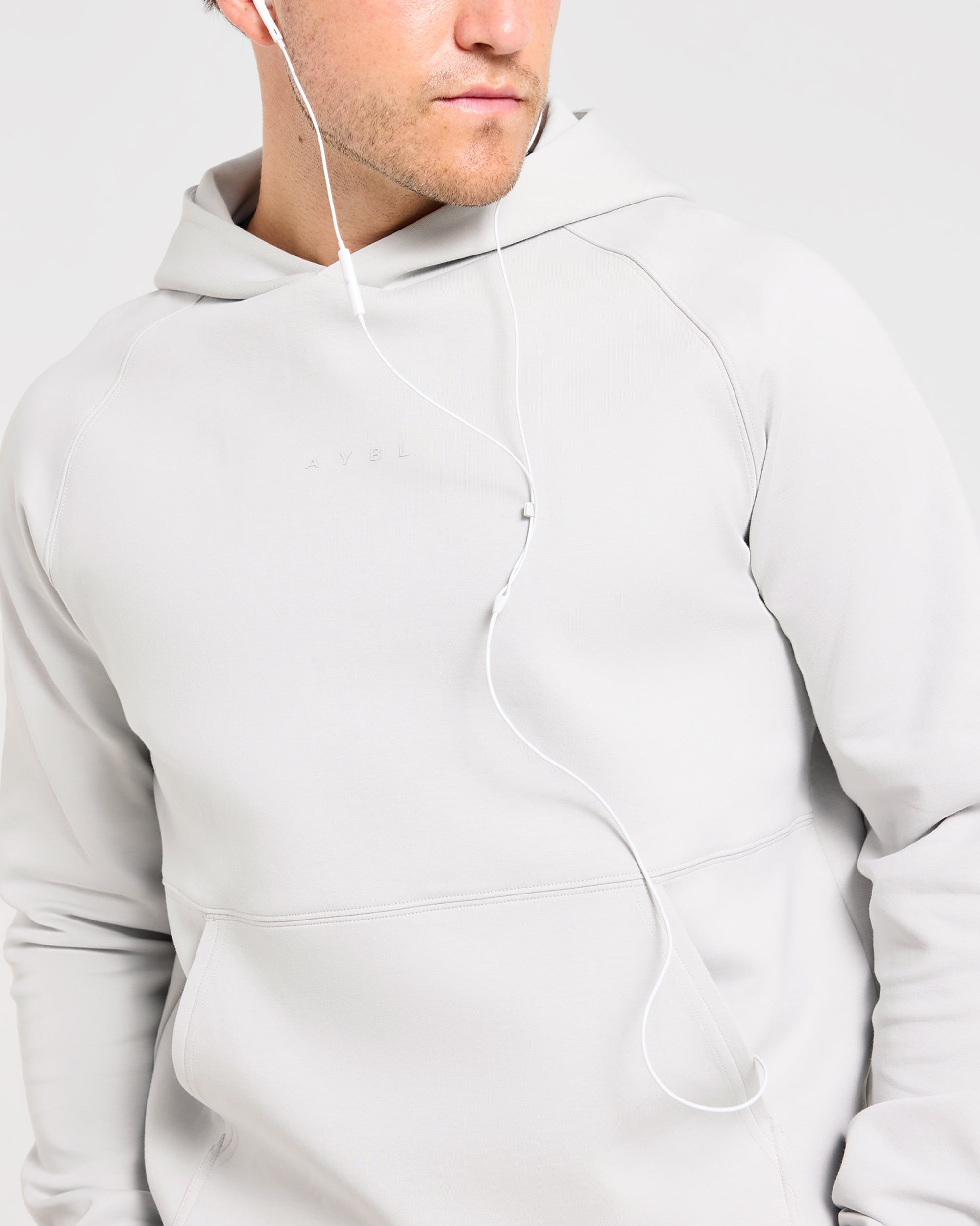 Reinforce Performance Hoodie - Light Stone Grey
