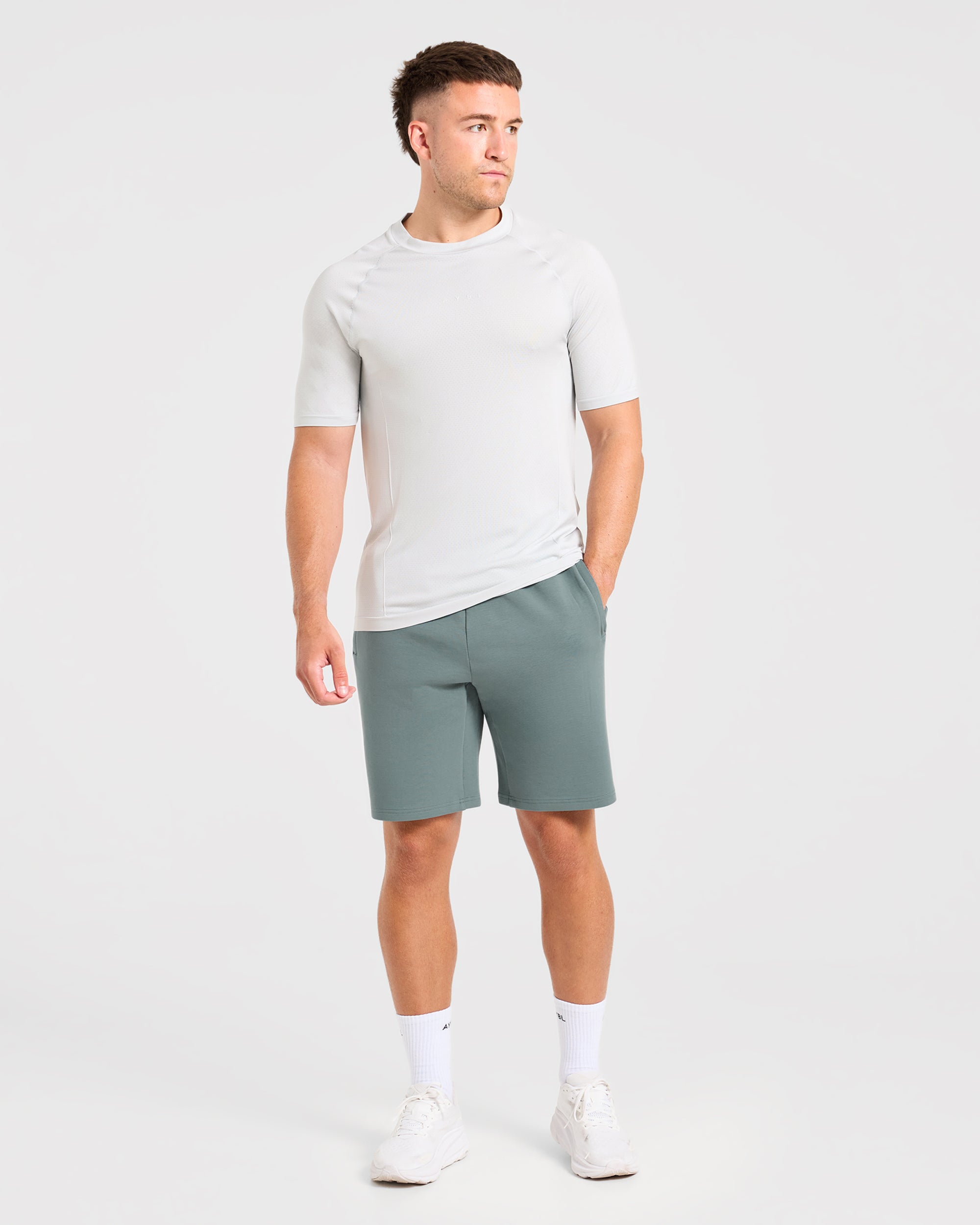 Reinforce Performance Shorts - Muted Teal