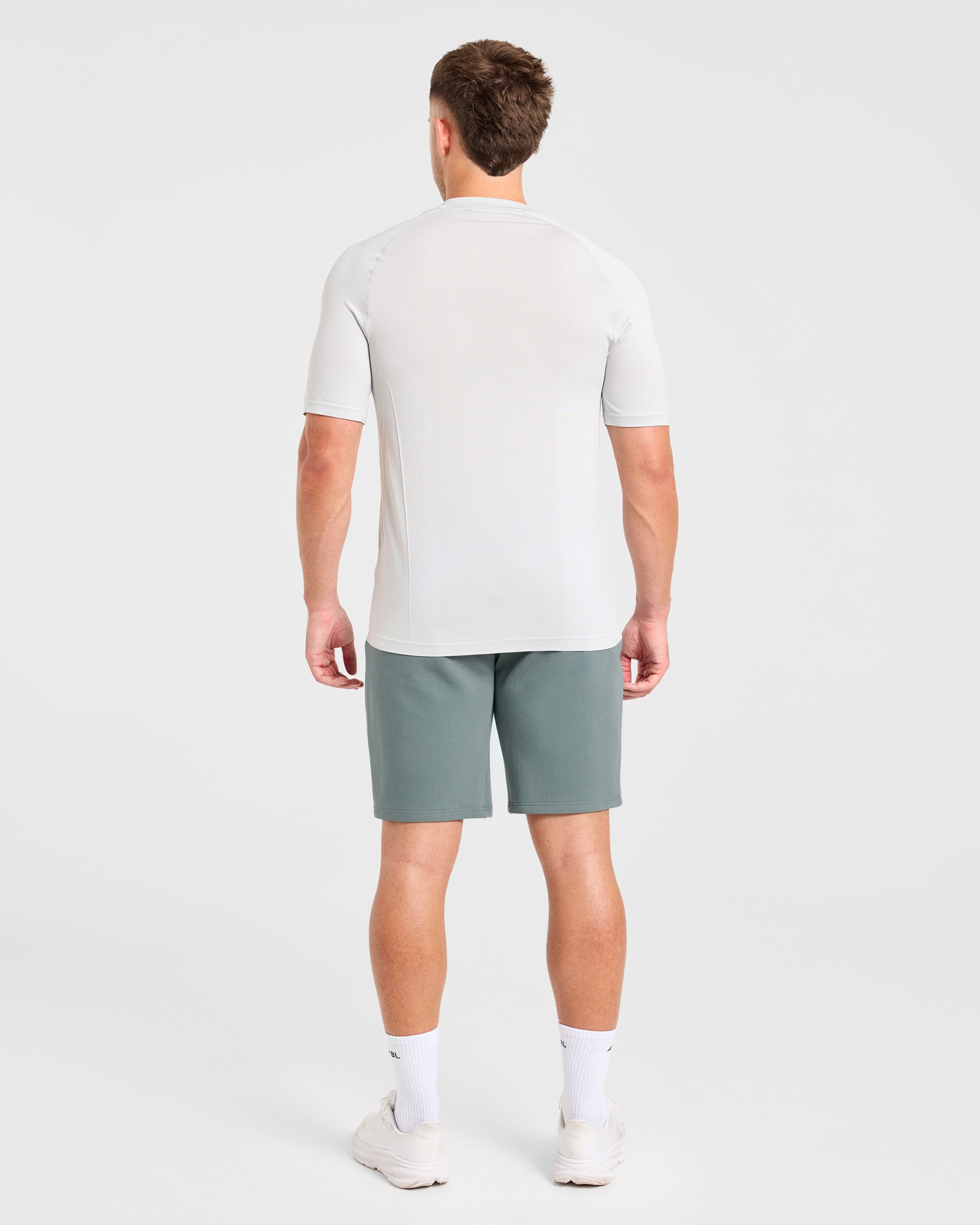 Reinforce Performance Seamless T Shirt - Light Stone Grey