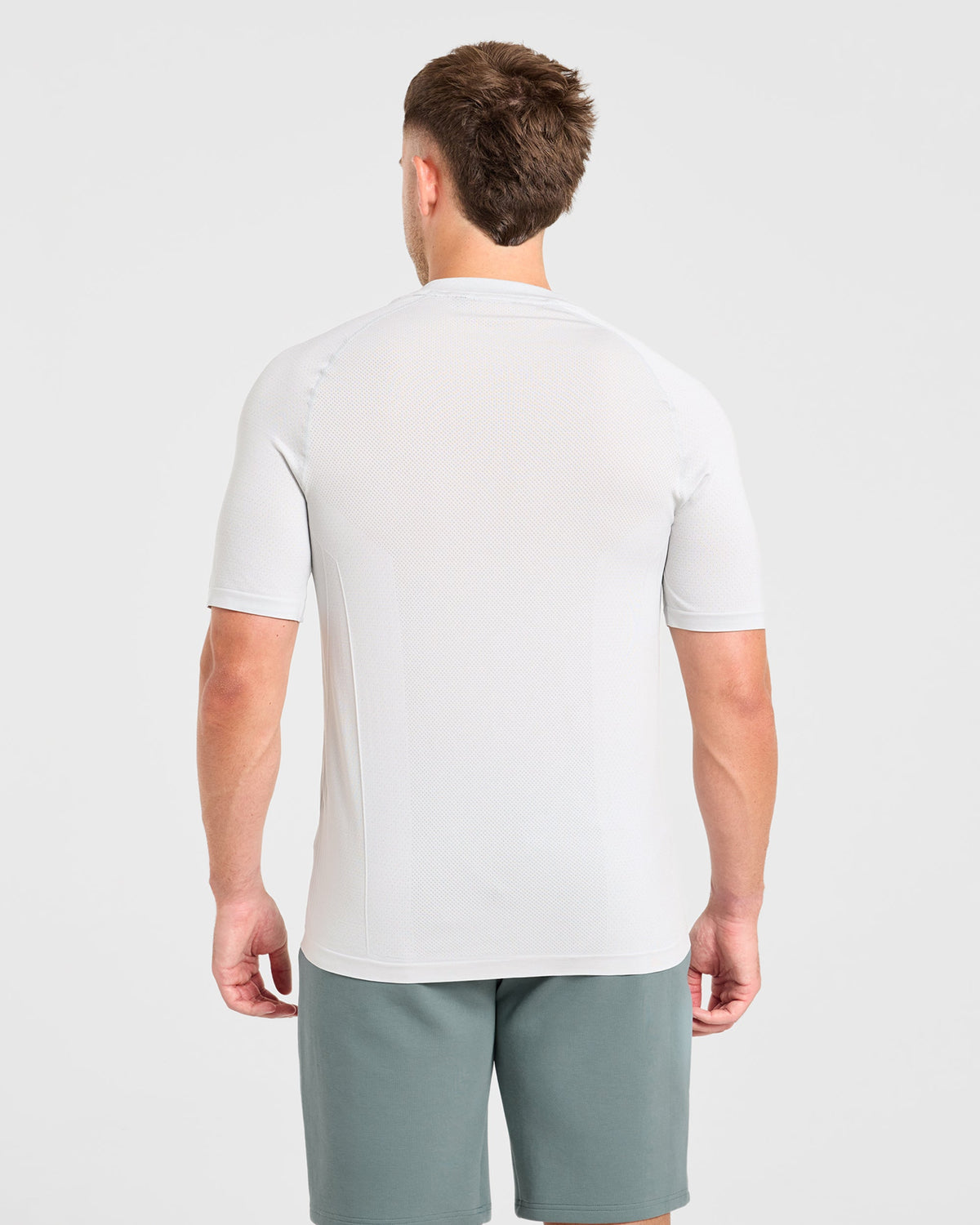Reinforce Performance Seamless T Shirt - Light Stone Grey