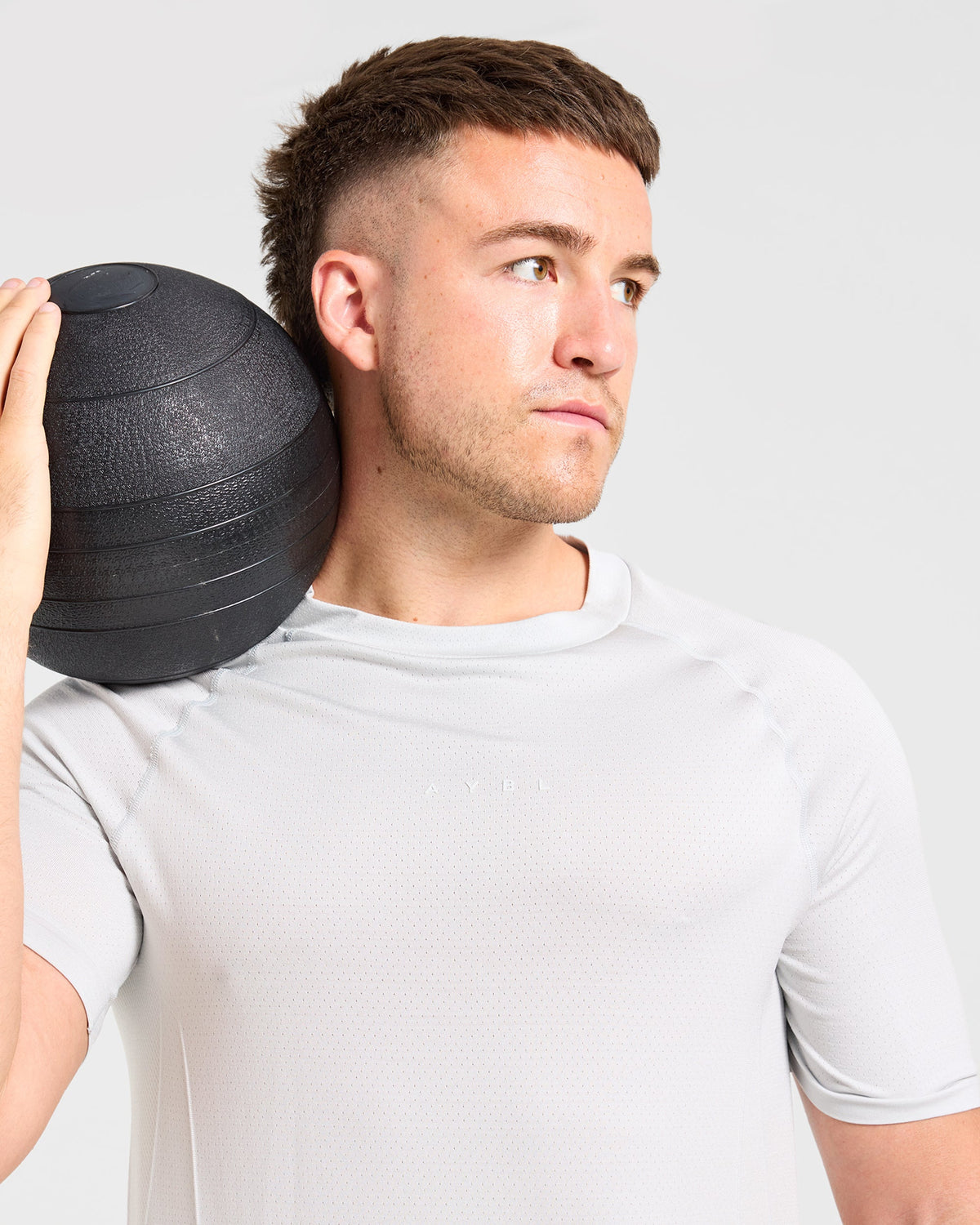 Reinforce Performance Seamless T Shirt - Light Stone Grey