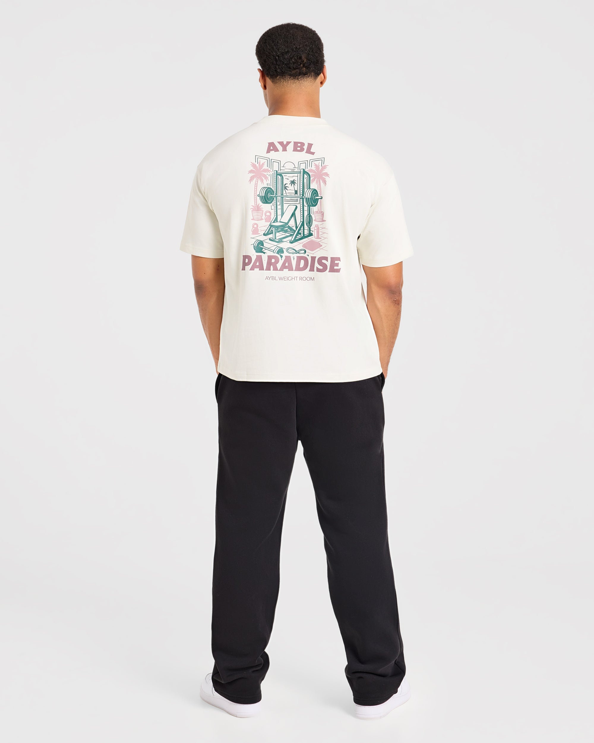 Iron Paradise Oversized T Shirt - Off Blanc