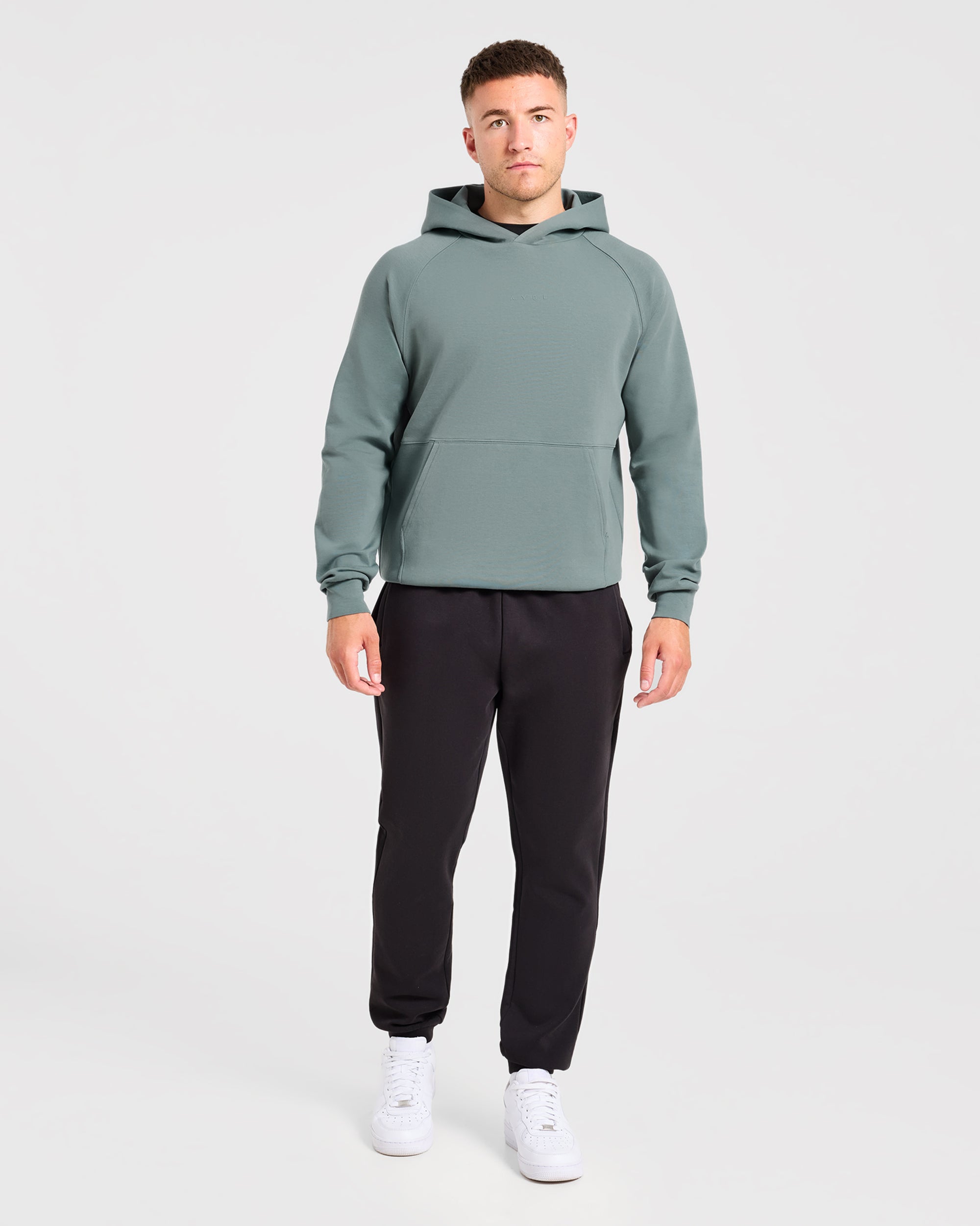 Reinforce Performance Hoodie - Muted Teal