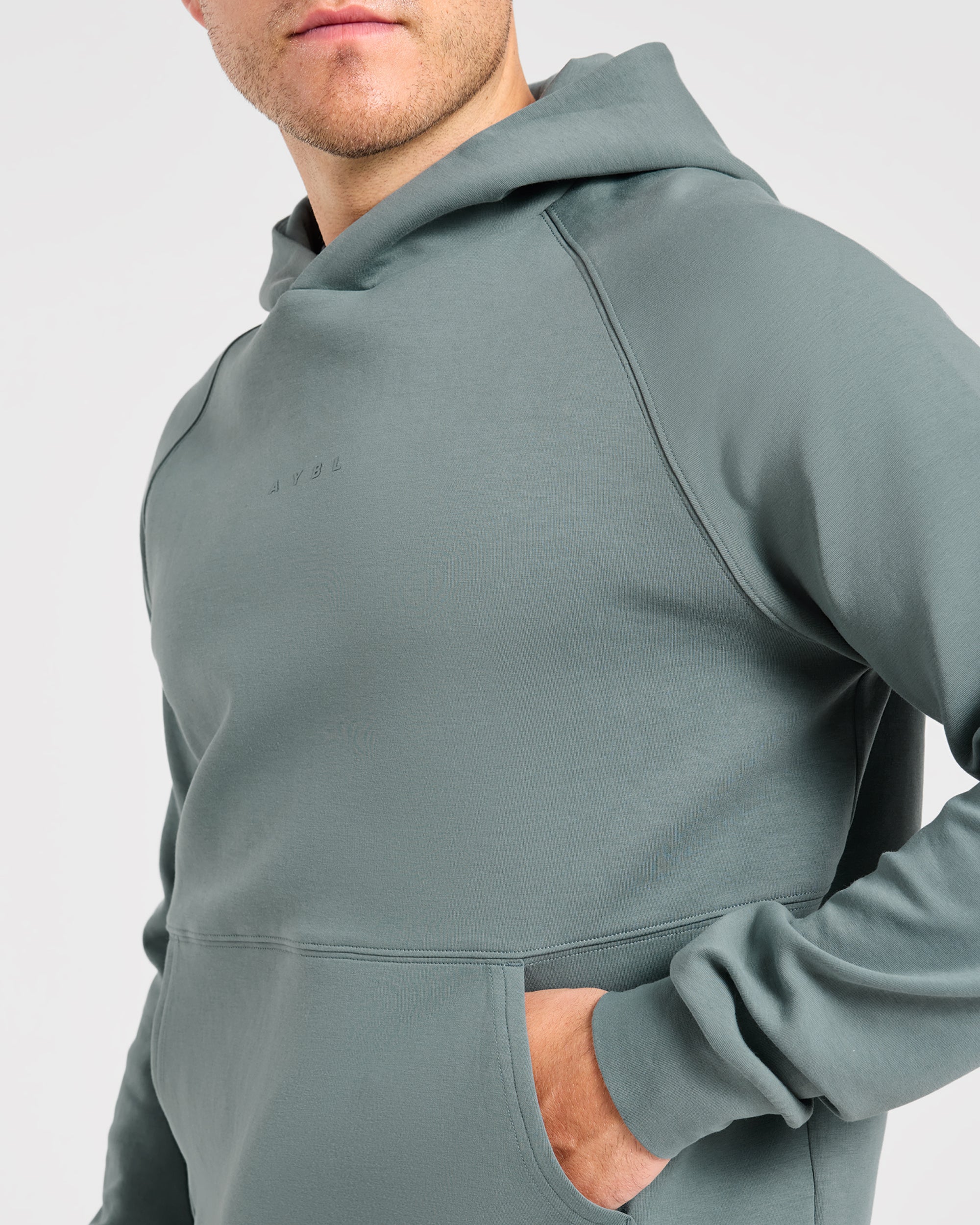 Reinforce Performance Hoodie - Muted Teal