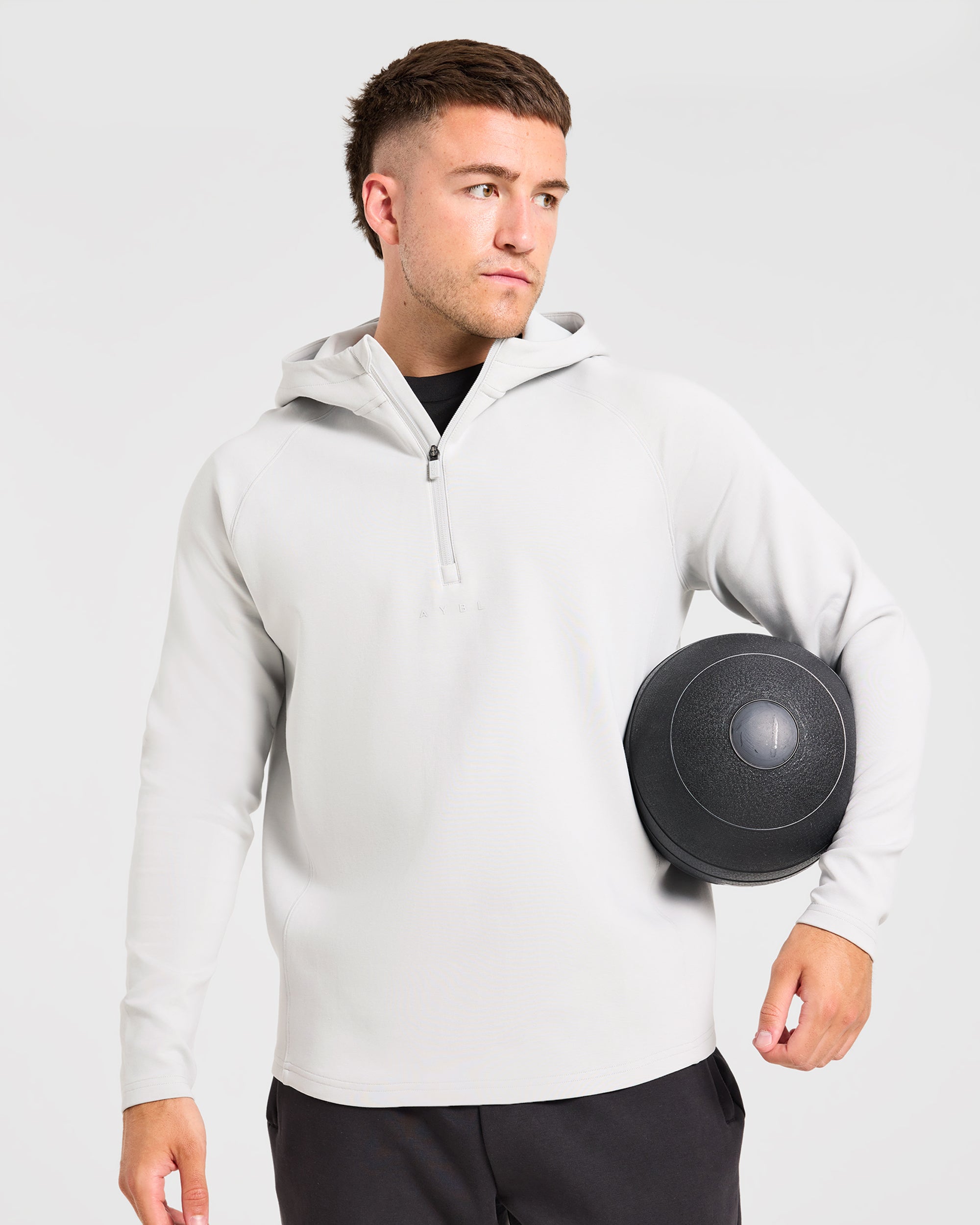 Reinforce Performance 1/2 Zip Pullover - Light Stone Grey