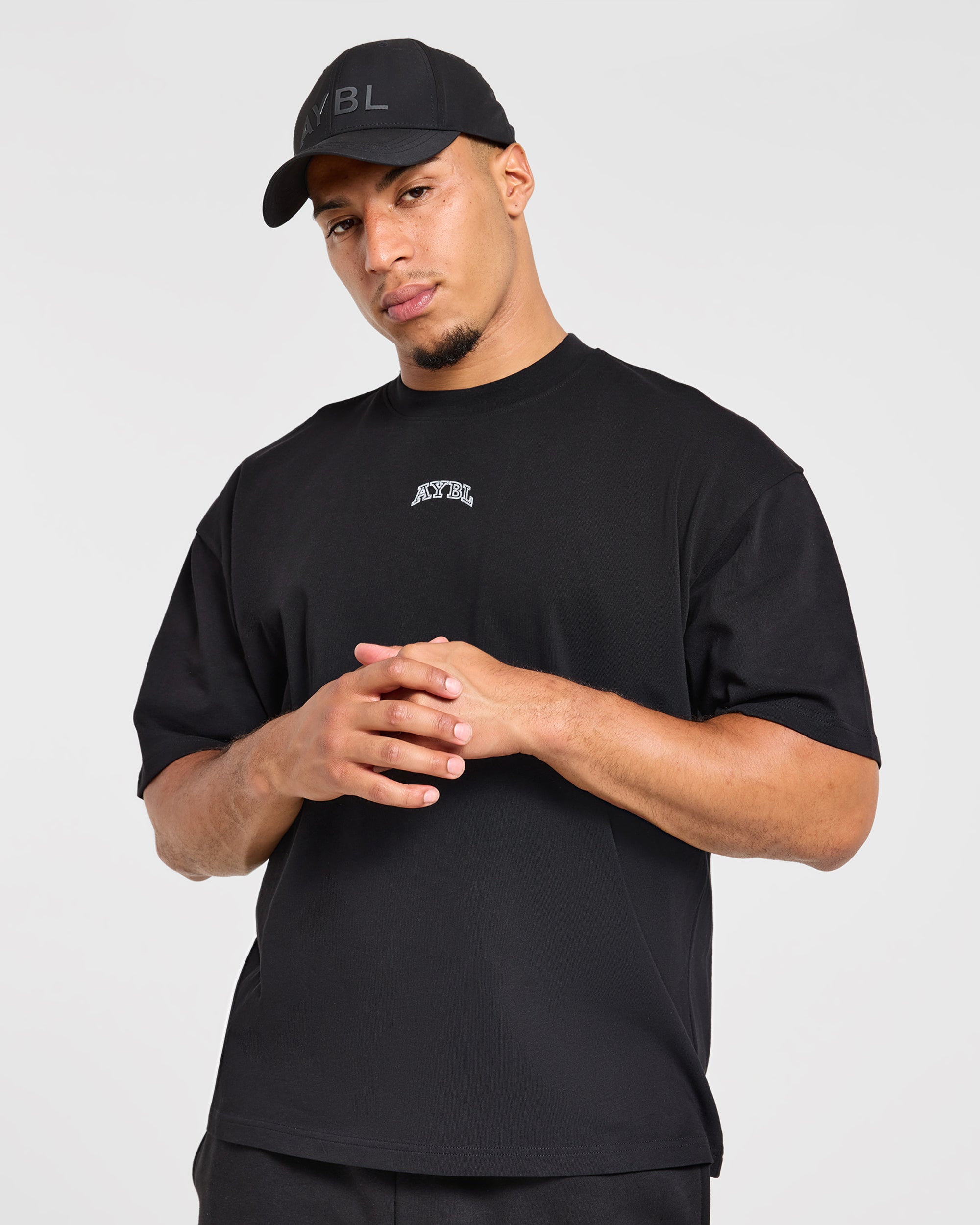Relentless Eagle Oversized T Shirt - Noir