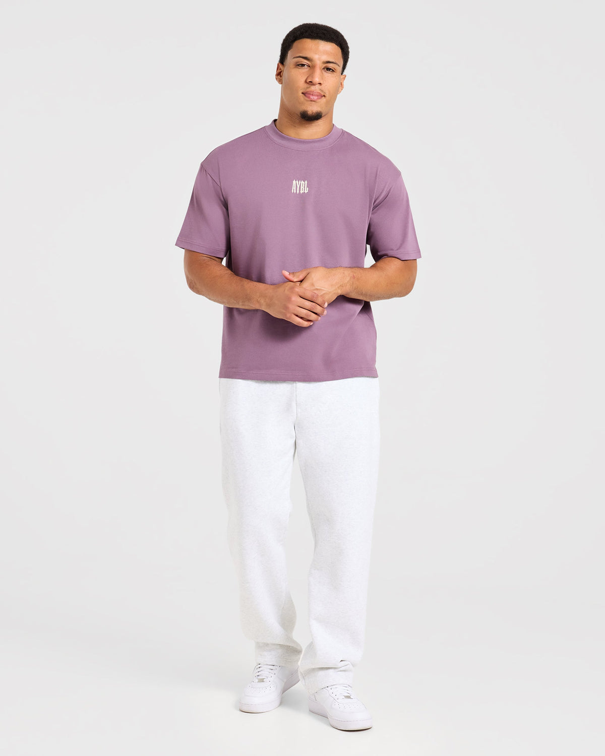AYBL Iron Club Kettlebell Oversized T Shirt - Midnight Violet