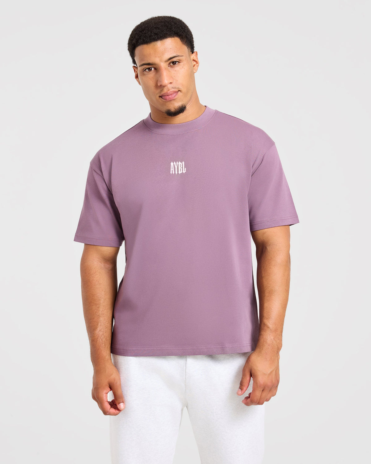 AYBL Iron Club Kettlebell Oversized T Shirt - Midnight Violet