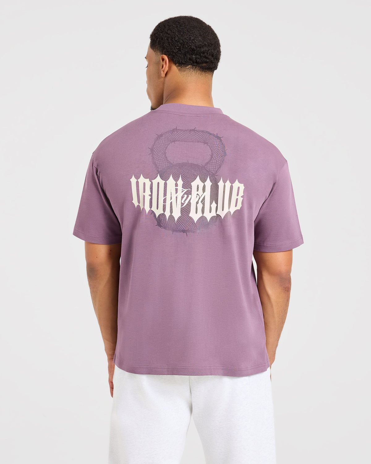 AYBL Iron Club Kettlebell Oversized T Shirt - Midnight Violet