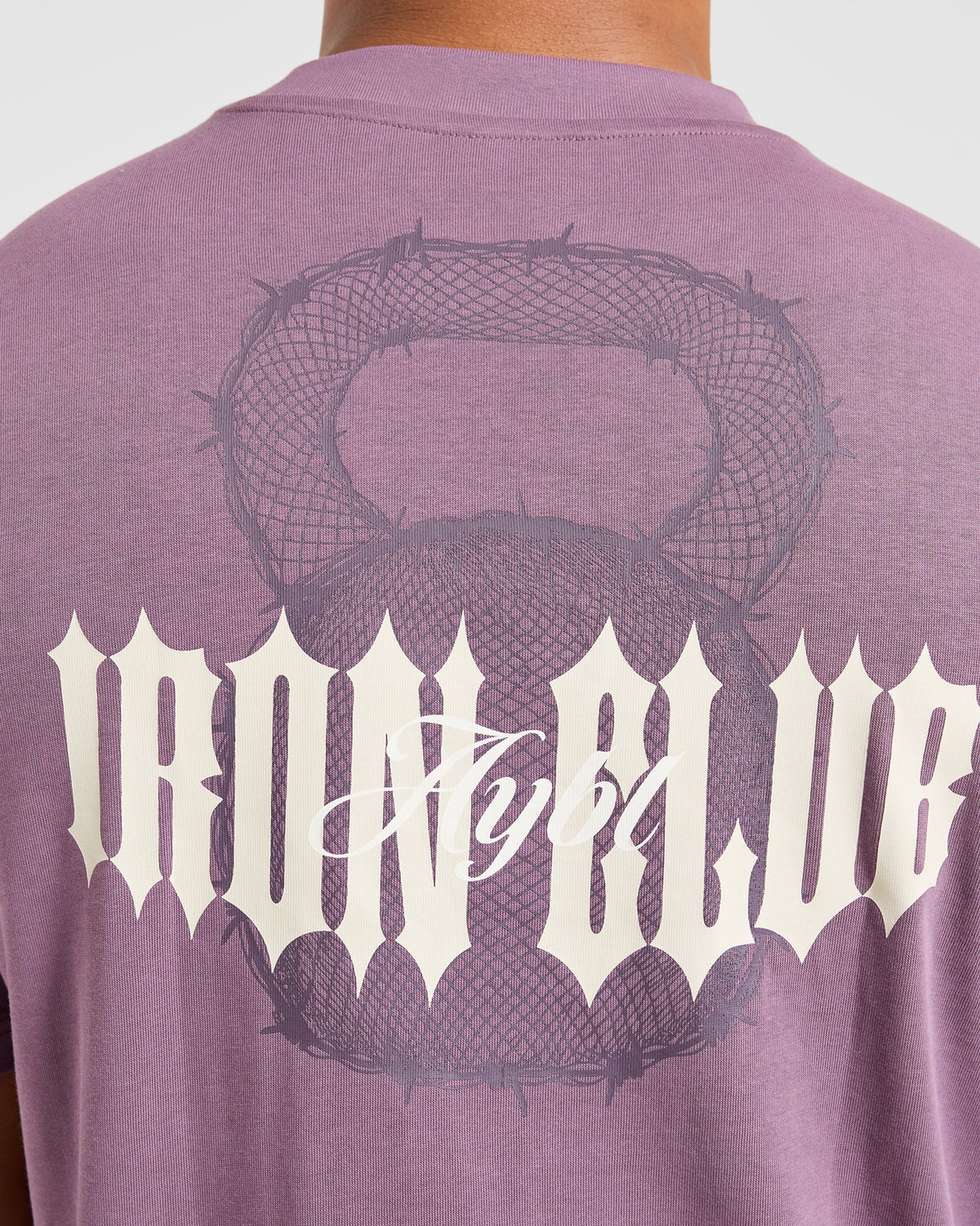 AYBL Iron Club Kettlebell Oversized T Shirt - Midnight Violet