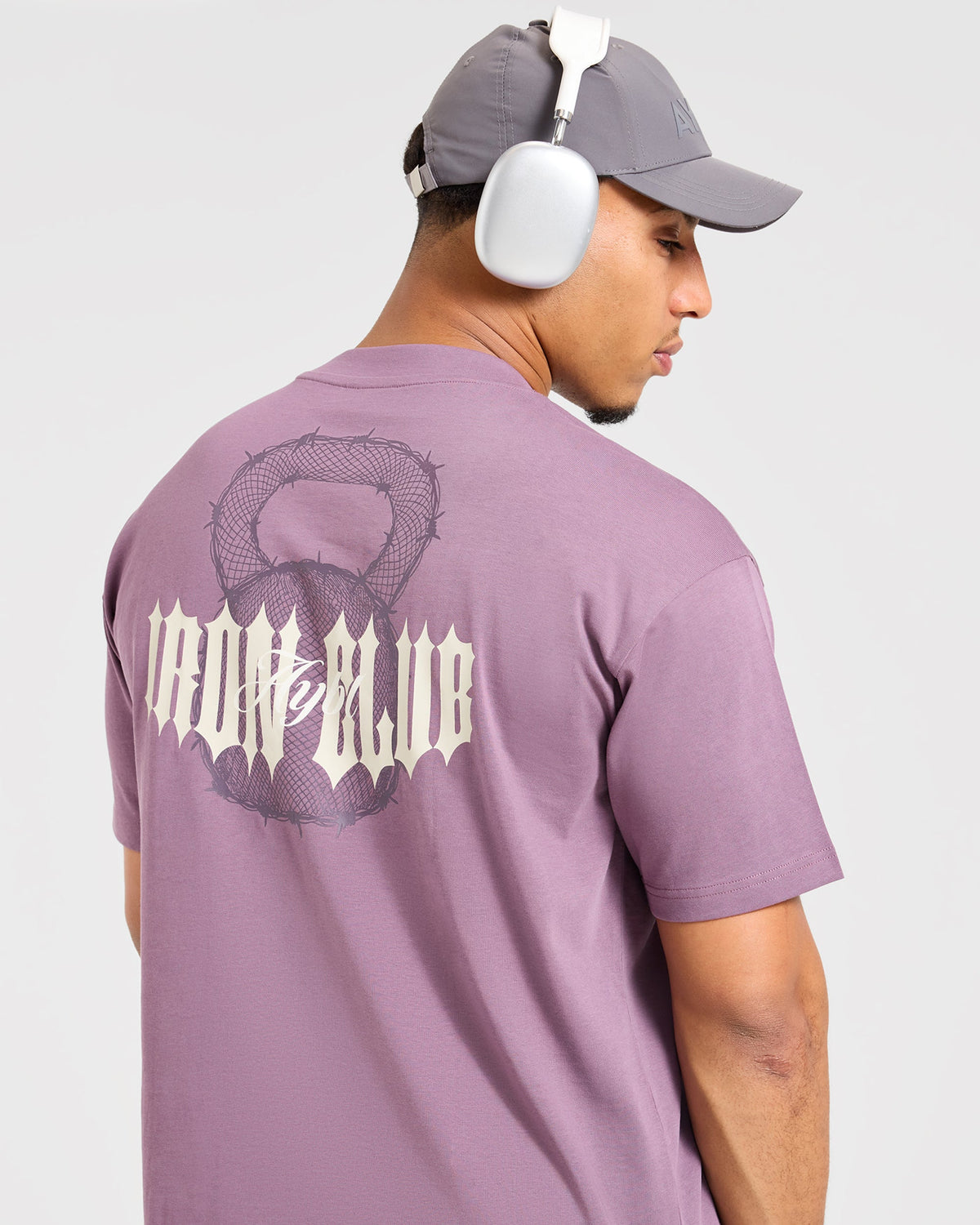 AYBL Iron Club Kettlebell Oversized T Shirt - Midnight Violet