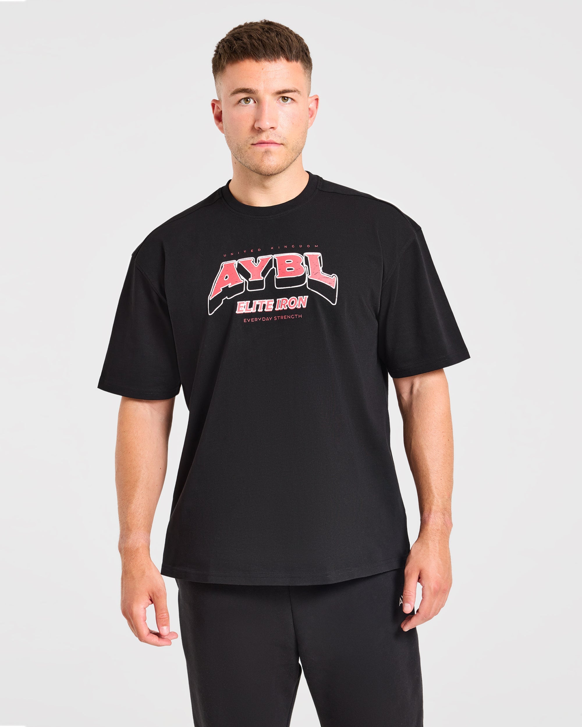 AYBL Elite Iron Oversized T Shirt - Noir