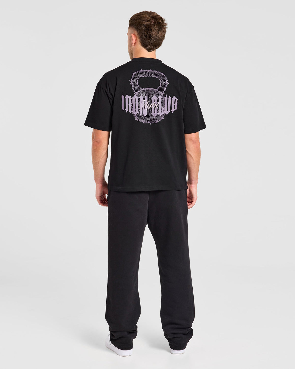 AYBL Iron Club Kettlebell Oversized T Shirt - Noir