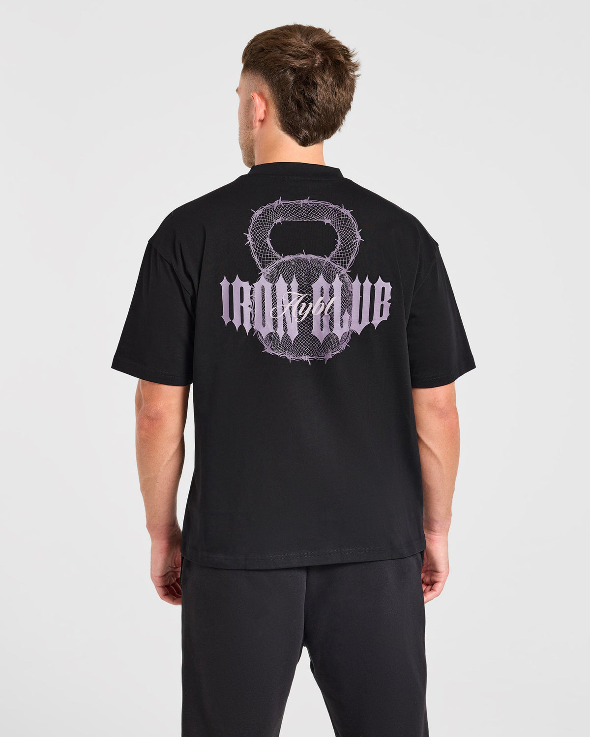 AYBL Iron Club Kettlebell Oversized T Shirt - Noir