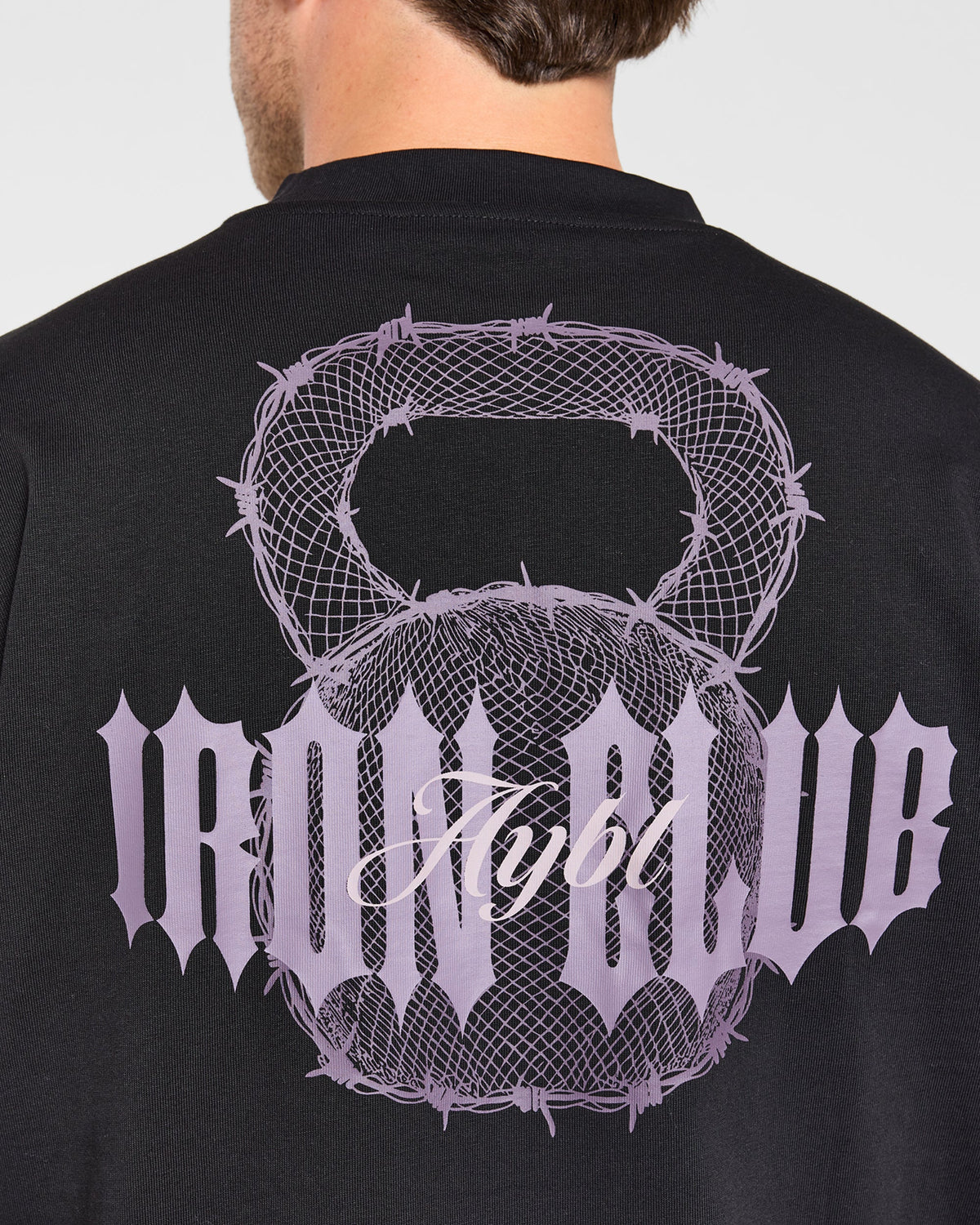 AYBL Iron Club Kettlebell Oversized T Shirt - Noir