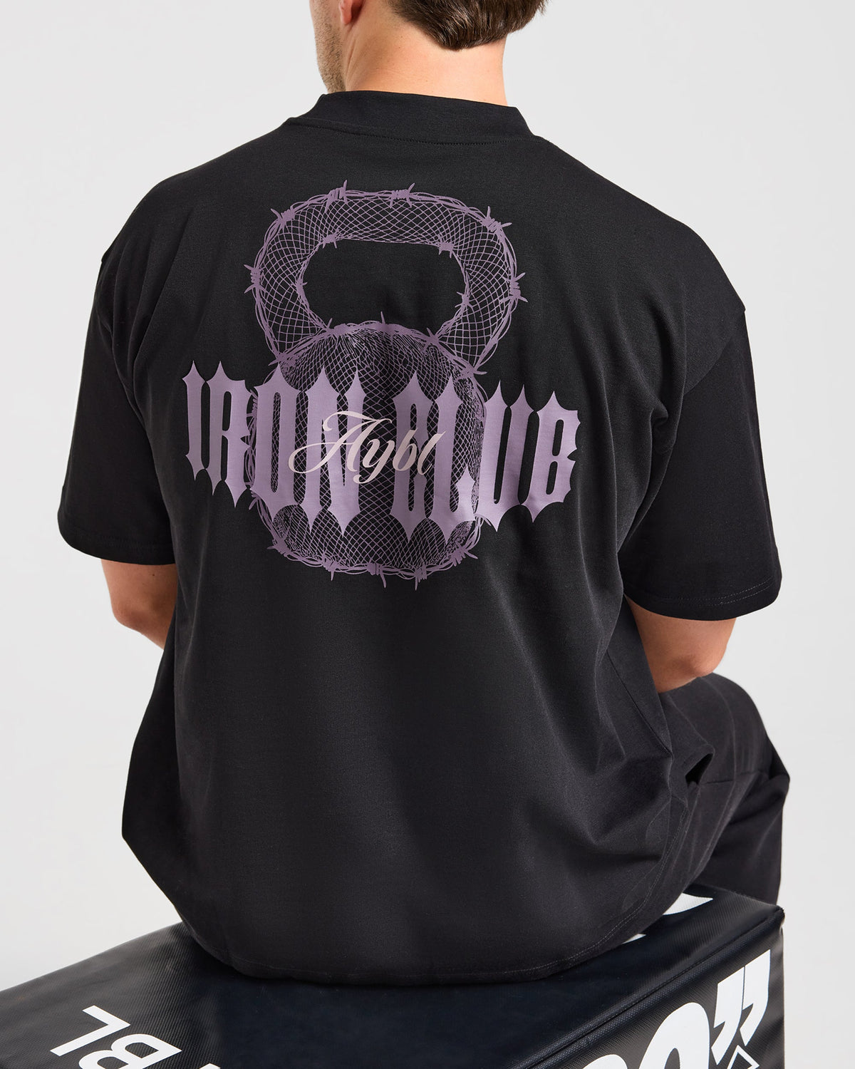 AYBL Iron Club Kettlebell Oversized T Shirt - Noir