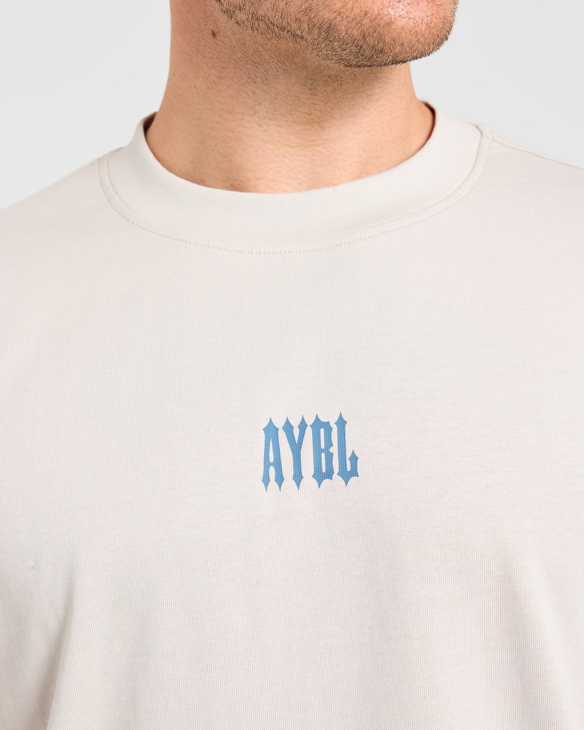 AYBL Iron Club Graphic Oversized T Shirt - Cloud Gris