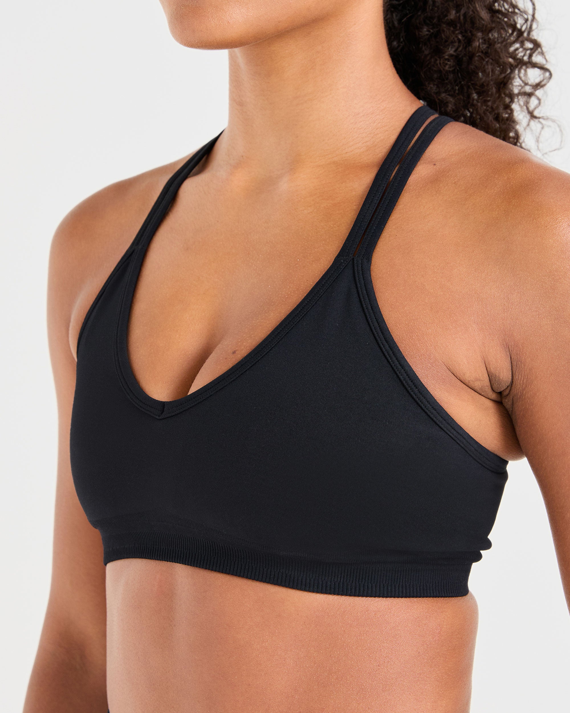 Power Seamless Sports Bra - Noir