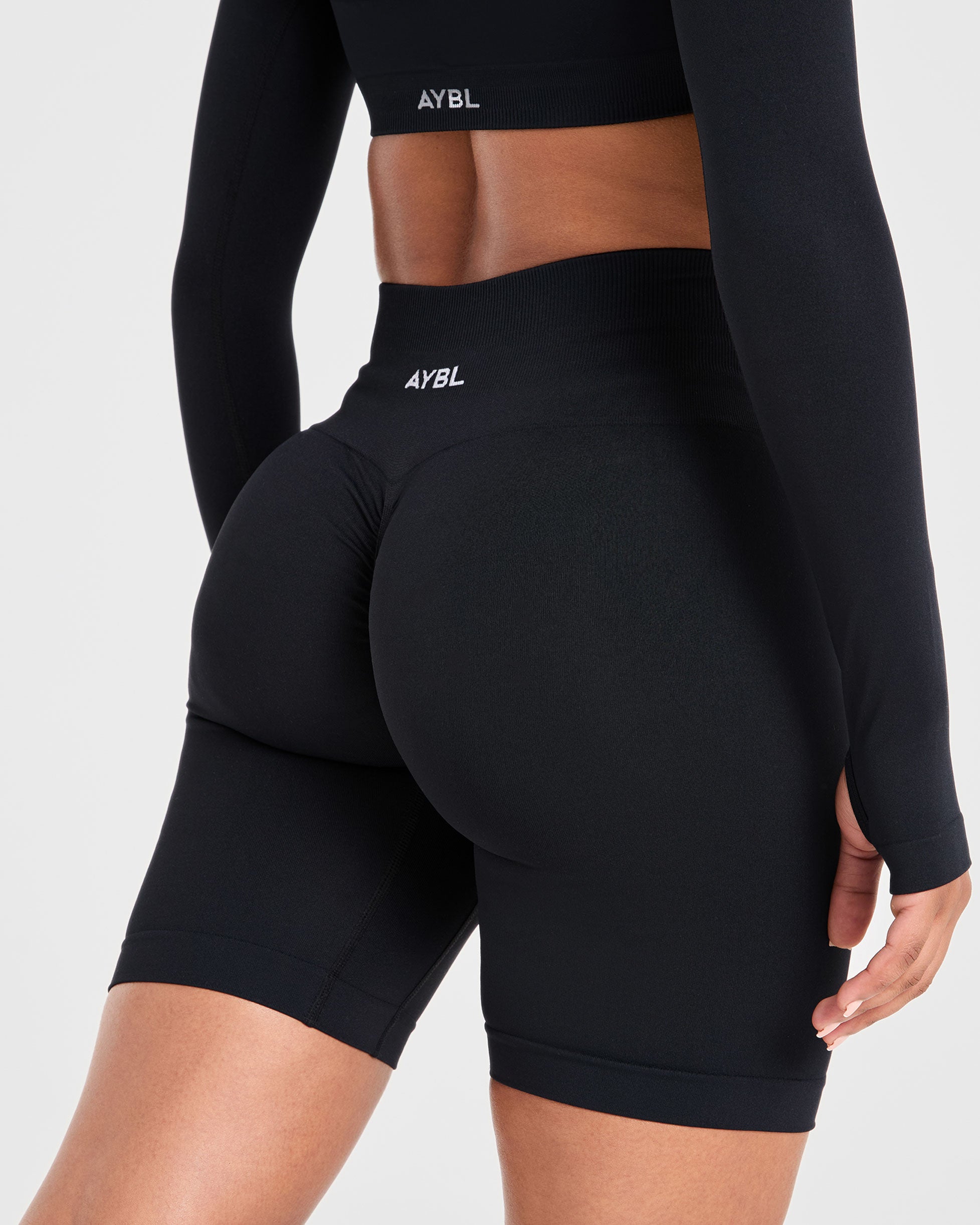 Power Seamless Cycling Shorts - Noir